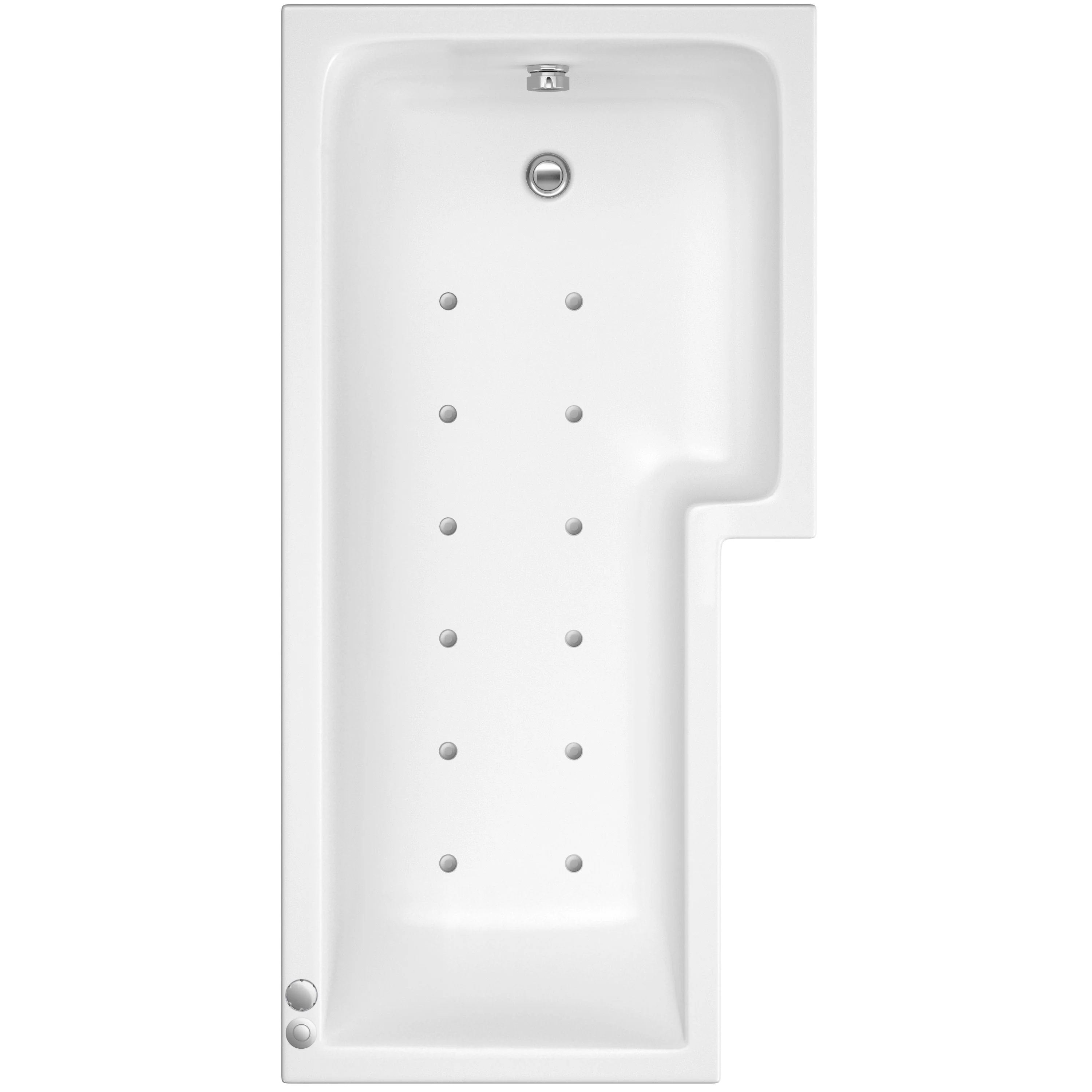 L Shaped Hydrotherapy Air SPA Bath - 1500mm - Image 5