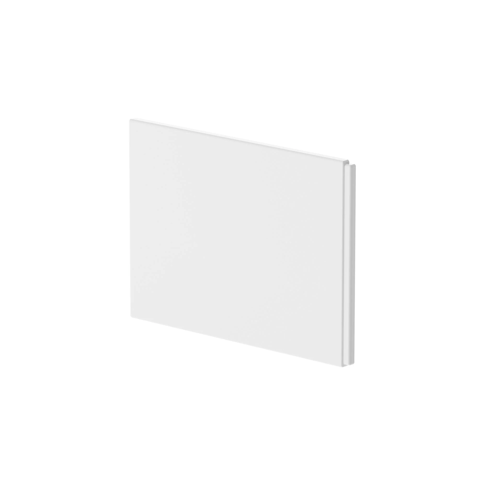 Nuie L Shape Shower Bath End Panel - White - WBS304E - Image 2
