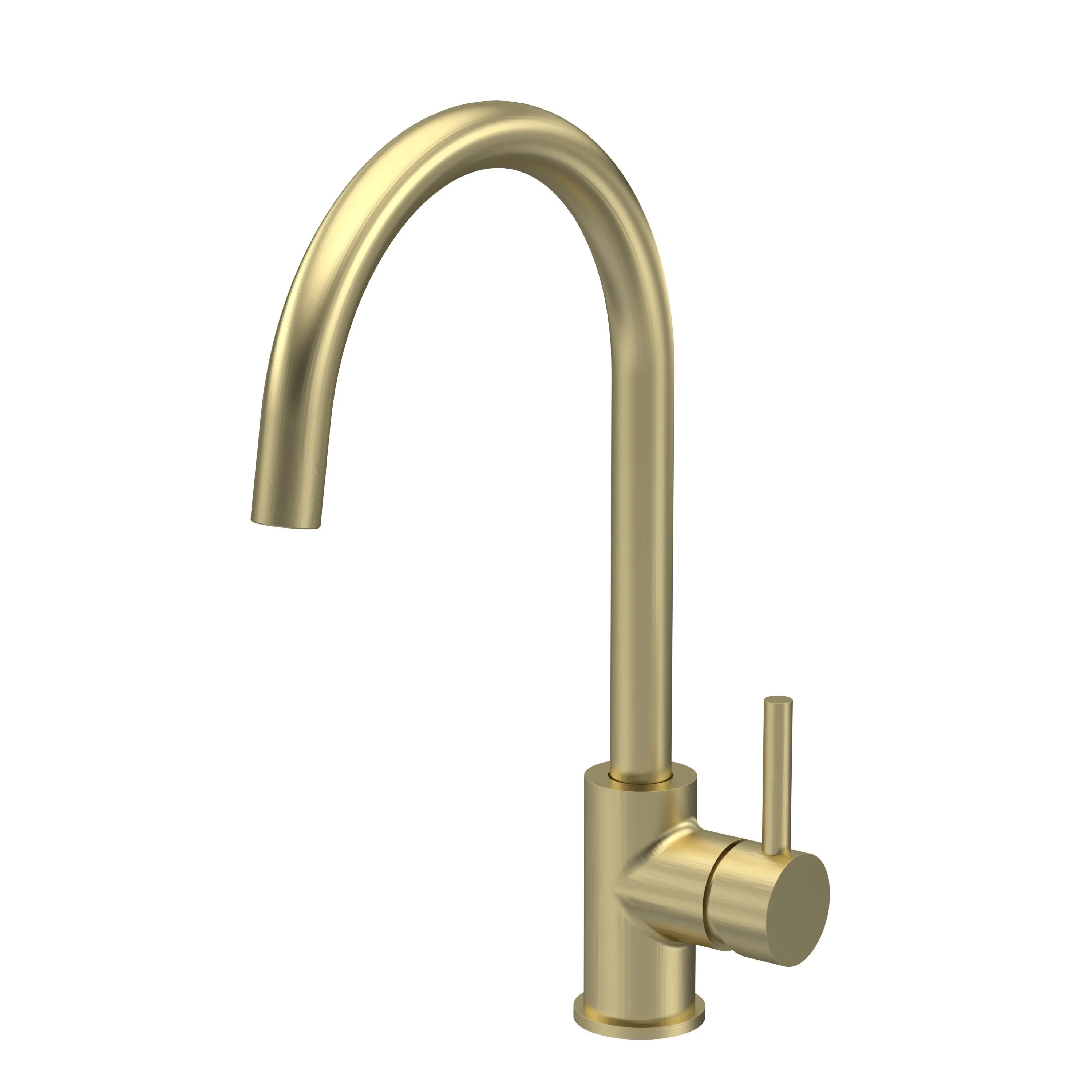 Lachen Mono Single Lever Brushed Brass - Brushed Brass