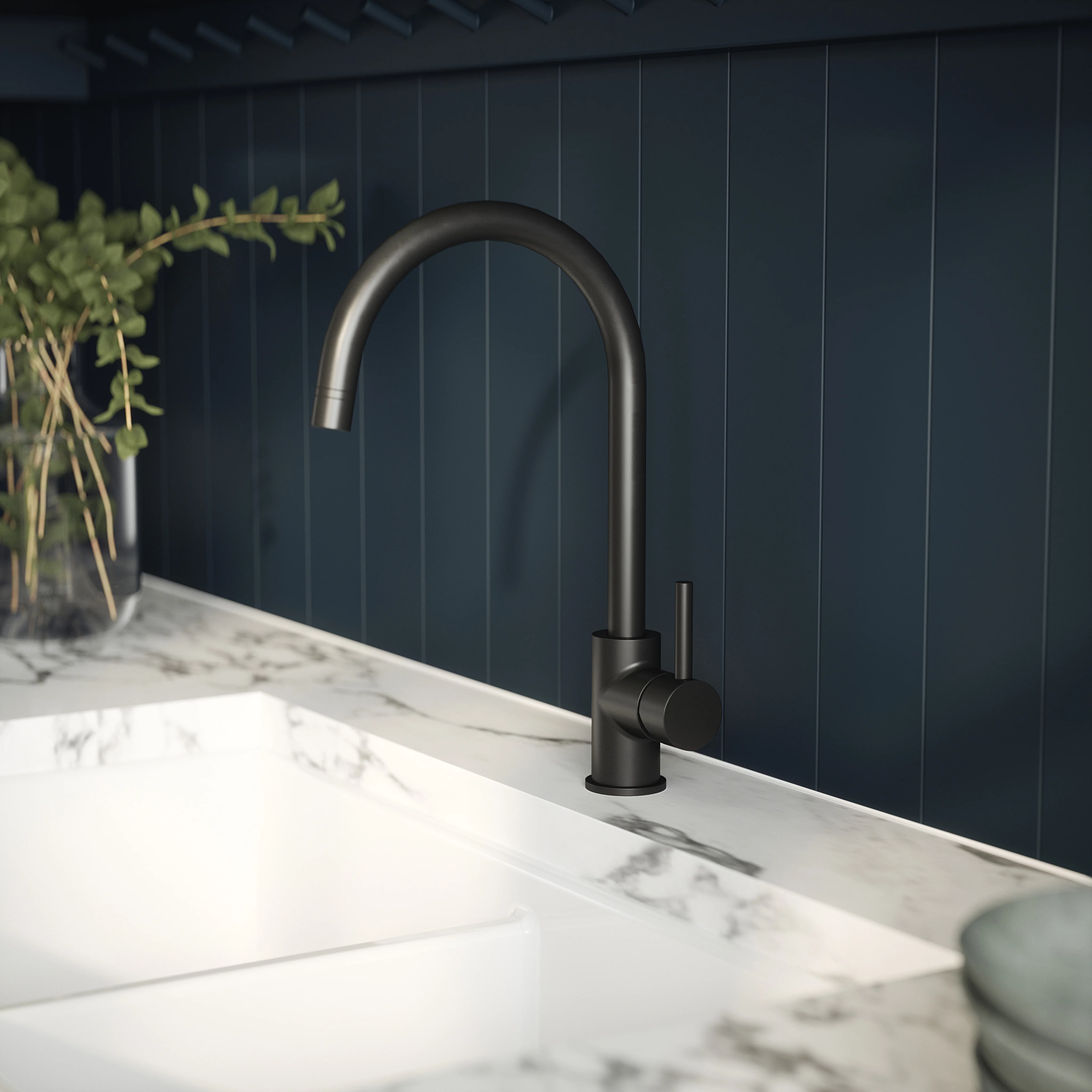 Lachen Mono Single Lever Matt Black - Matt Black - Image 3