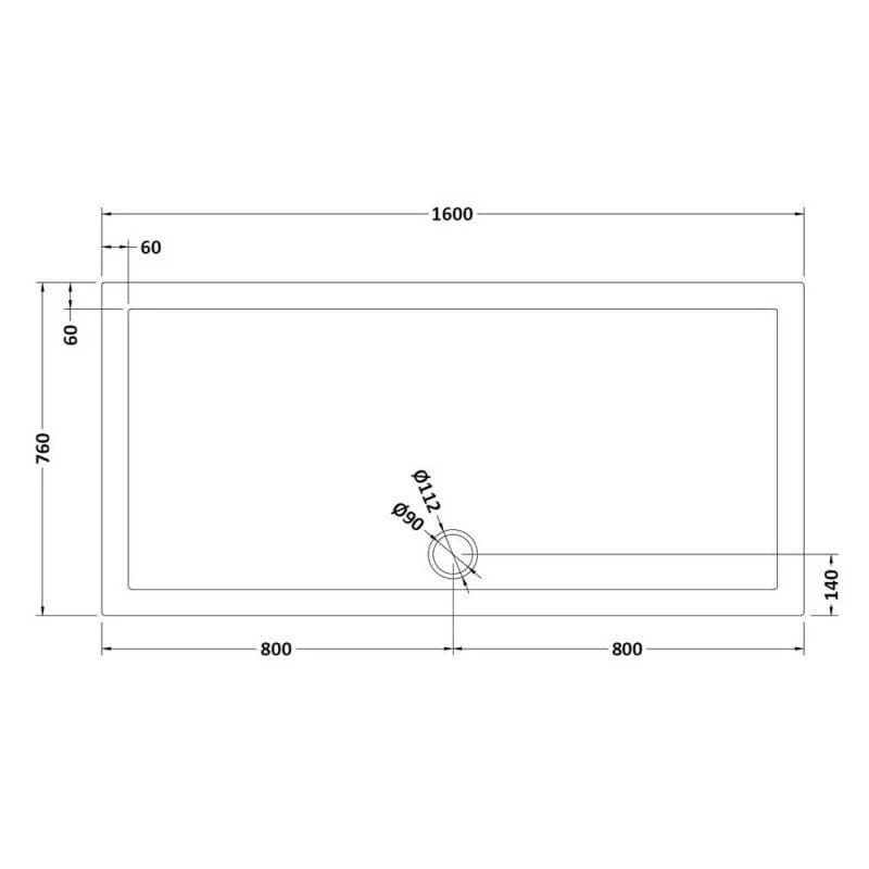 Large Rectangular Stone Shower Trays - Image 13
