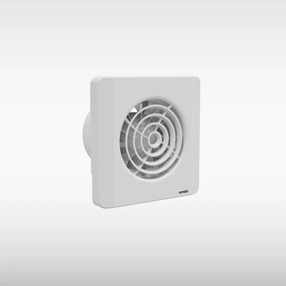 Layci Extractor Fan with Adjustable Run Timer - 158 x 158 - White