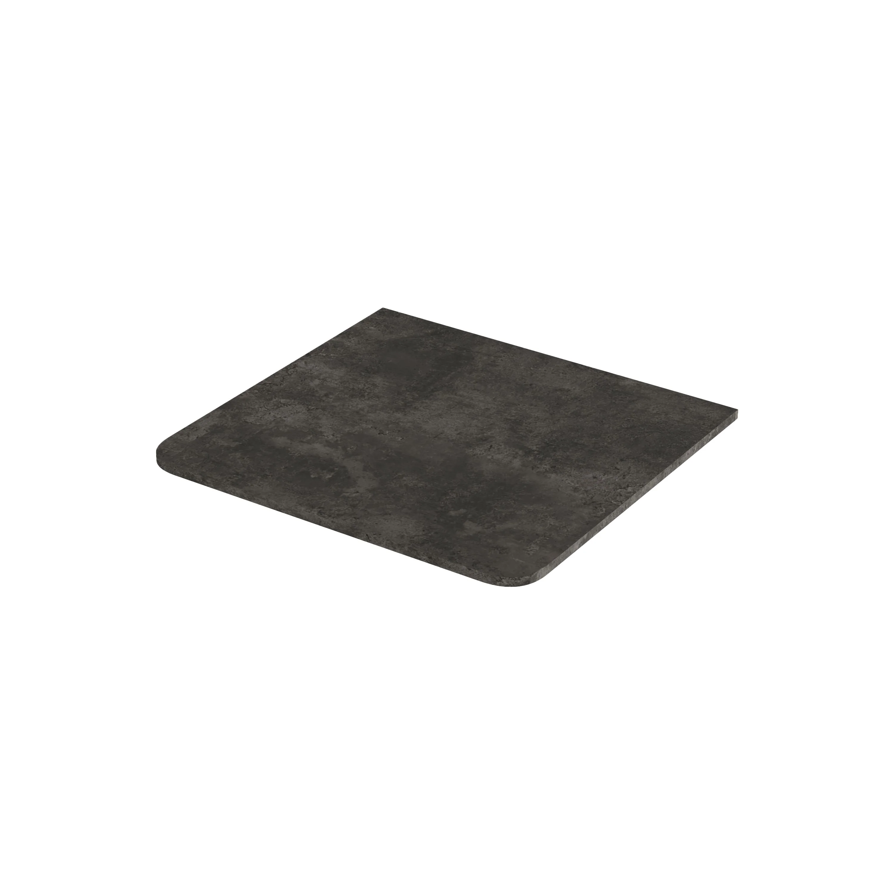 LECICO Layla Compact Laminate Worktop - Dark Concrete - 50cm