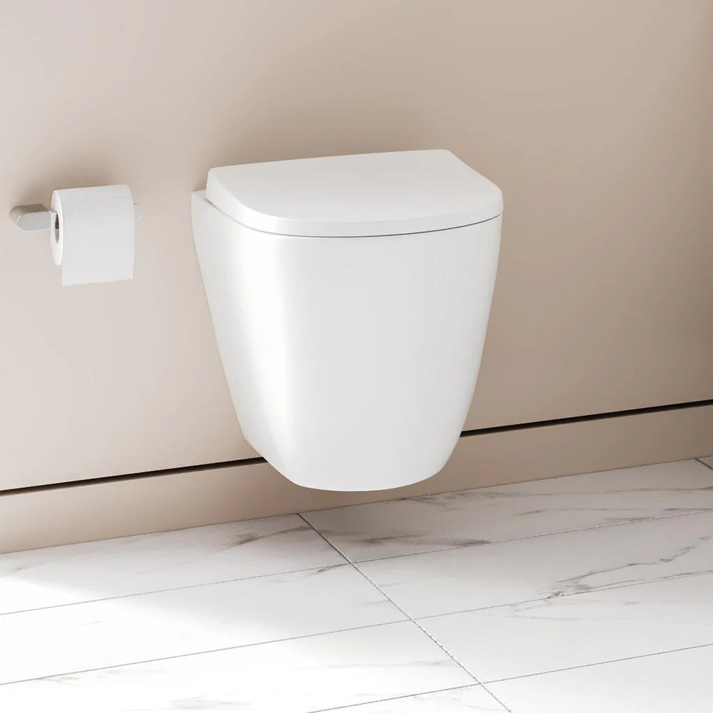 LECICO Layla Round Rimless Sanitaryware - Wall Hung Pan