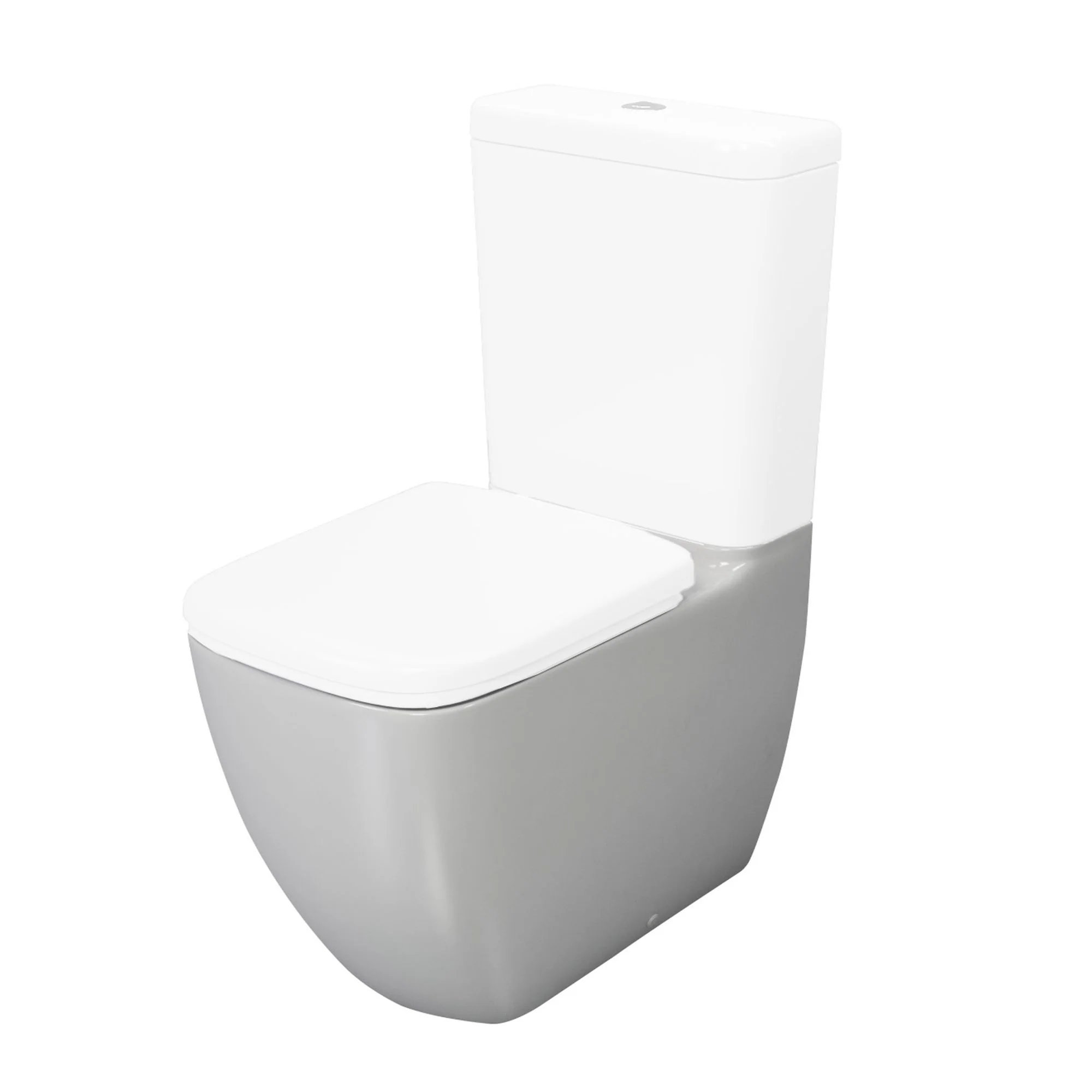 LECICO Layla Square Rimless Sanitaryware - Close Coupled Pan