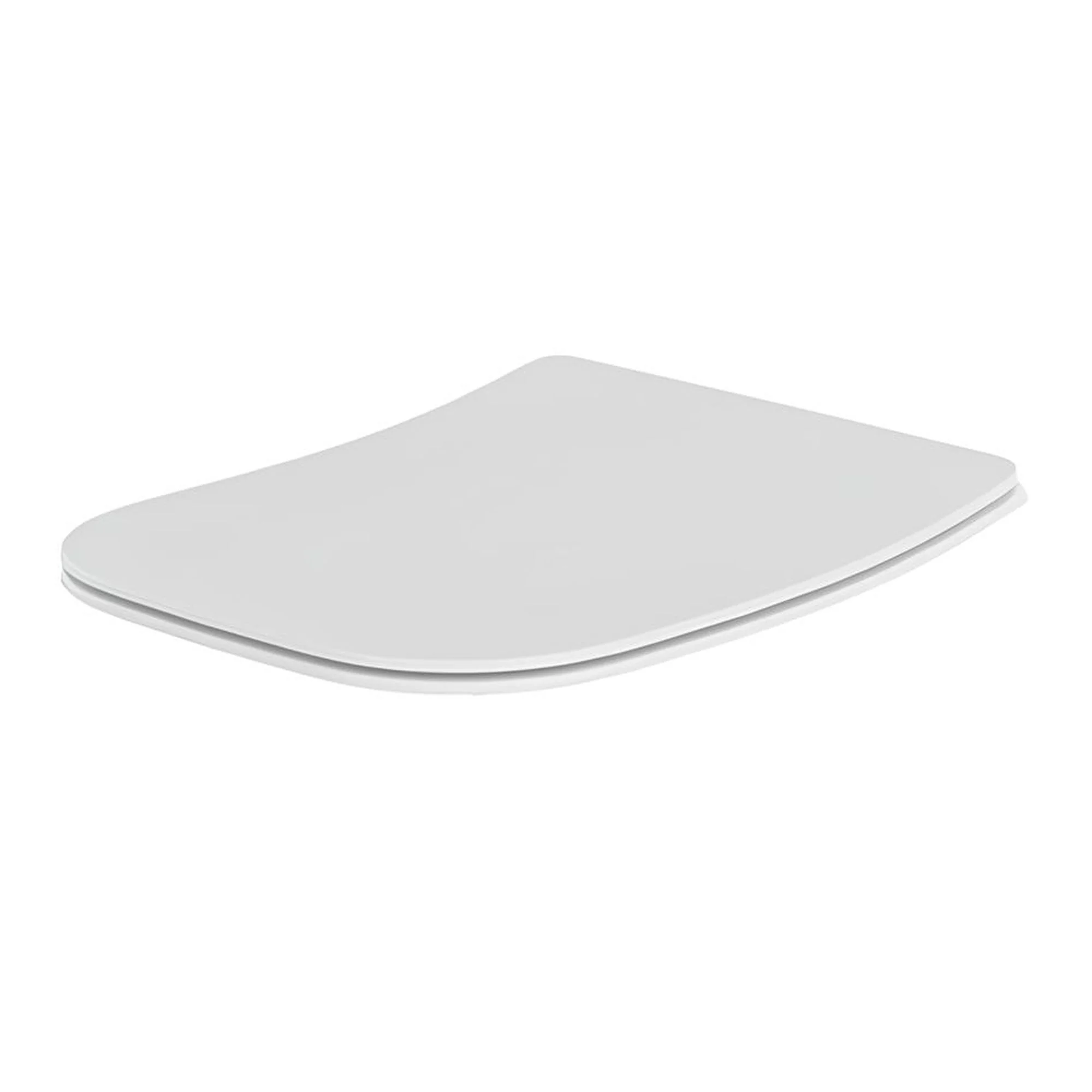 LECICO Layla Square Rimless Sanitaryware - Soft Close Slimline Sandwich Seat - Image 2