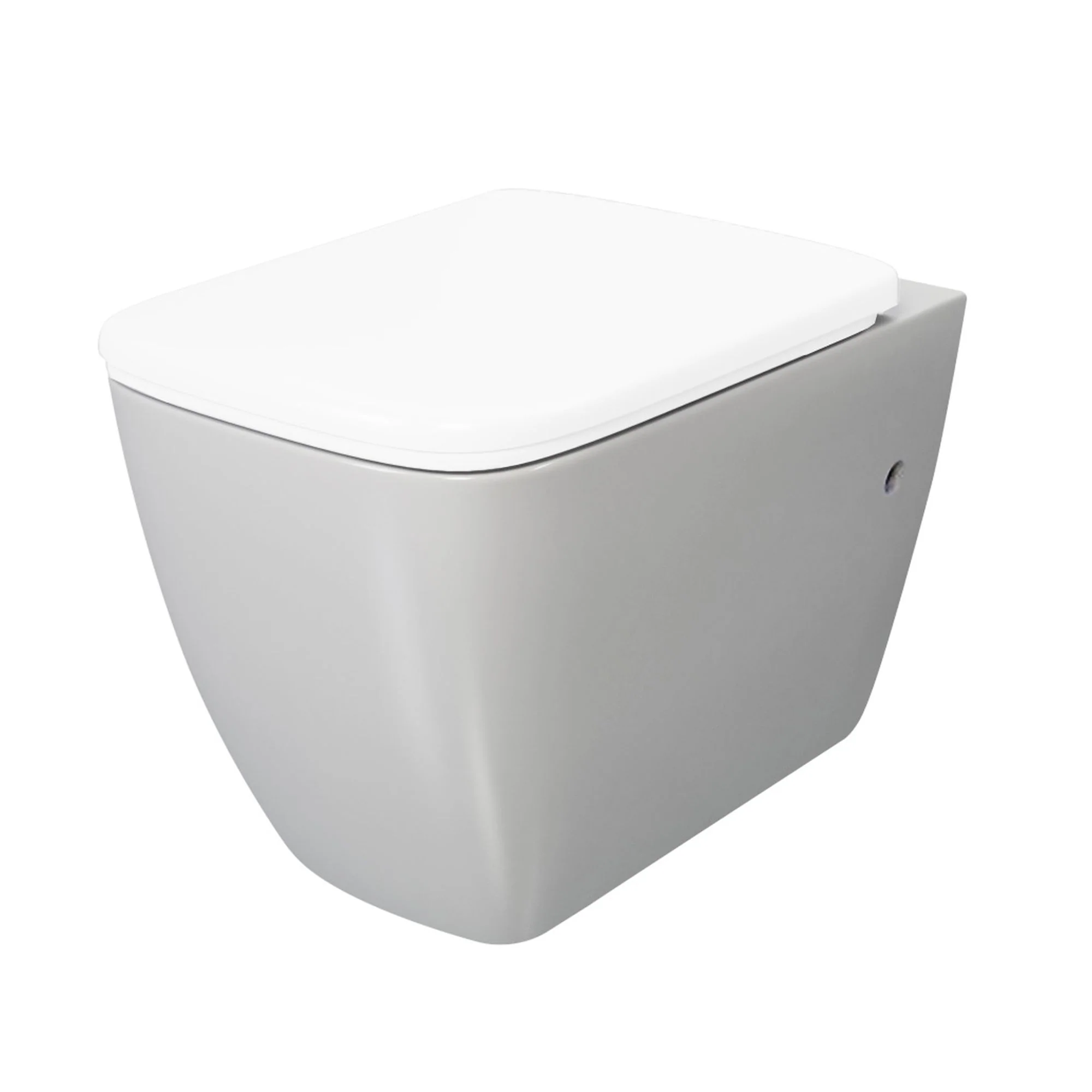 LECICO Layla Square Rimless Sanitaryware - Wall Hung Pan - Image 2