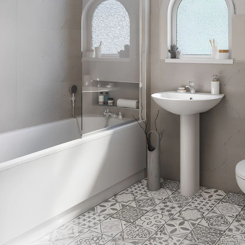LECICO Mdf Bath Panels - 1700 - Gloss White - Image 3