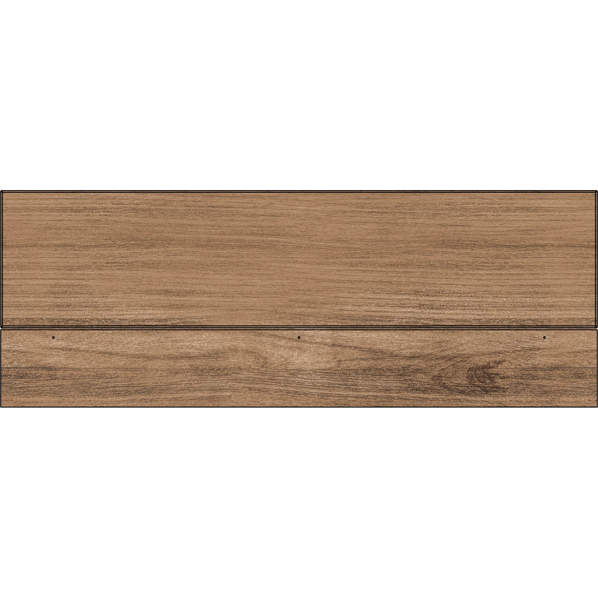 LECICO Mdf Bath Panels - 1800 - Oak