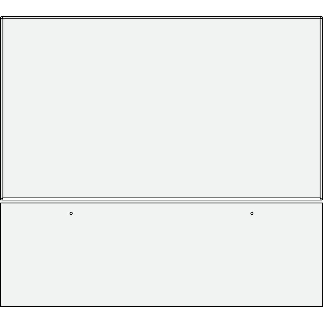 LECICO Mdf Bath Panels - 700 - Gloss White