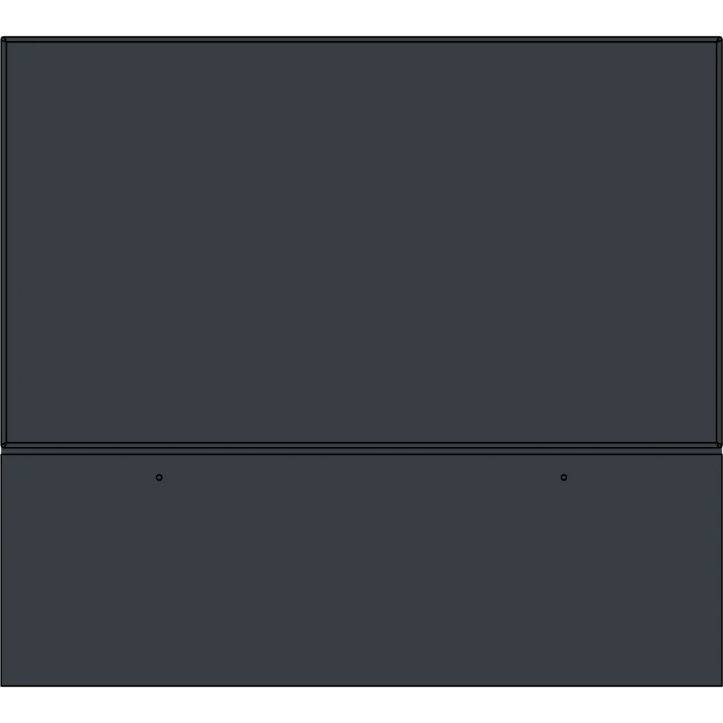 LECICO Mdf Bath Panels - 700 - Matt Anthracite