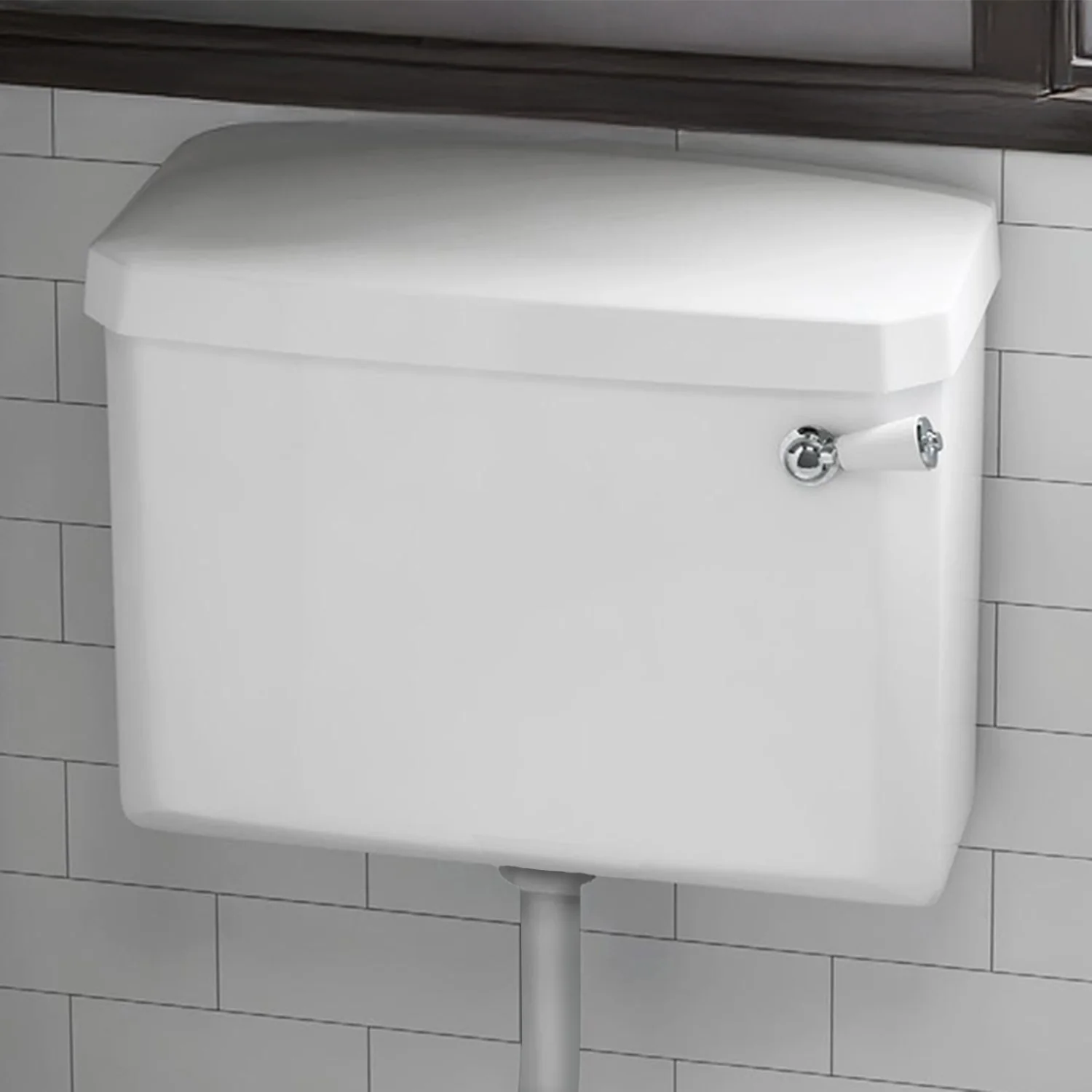 LECICO Saffia Sanitaryware - Low level Cistern with Pipe Kit