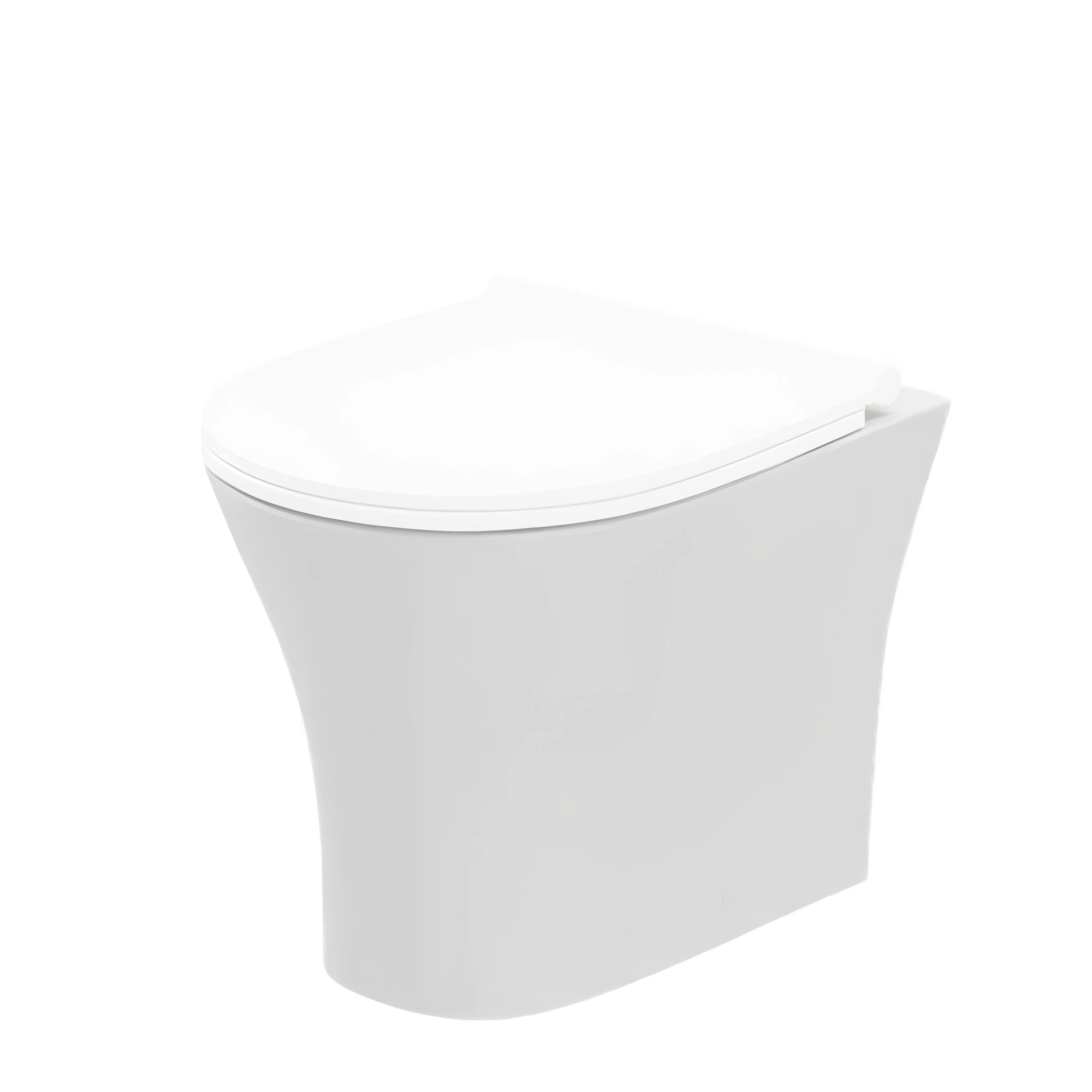 LECICO Shani Round Rimless Sanitaryware - Back To Wall Pan