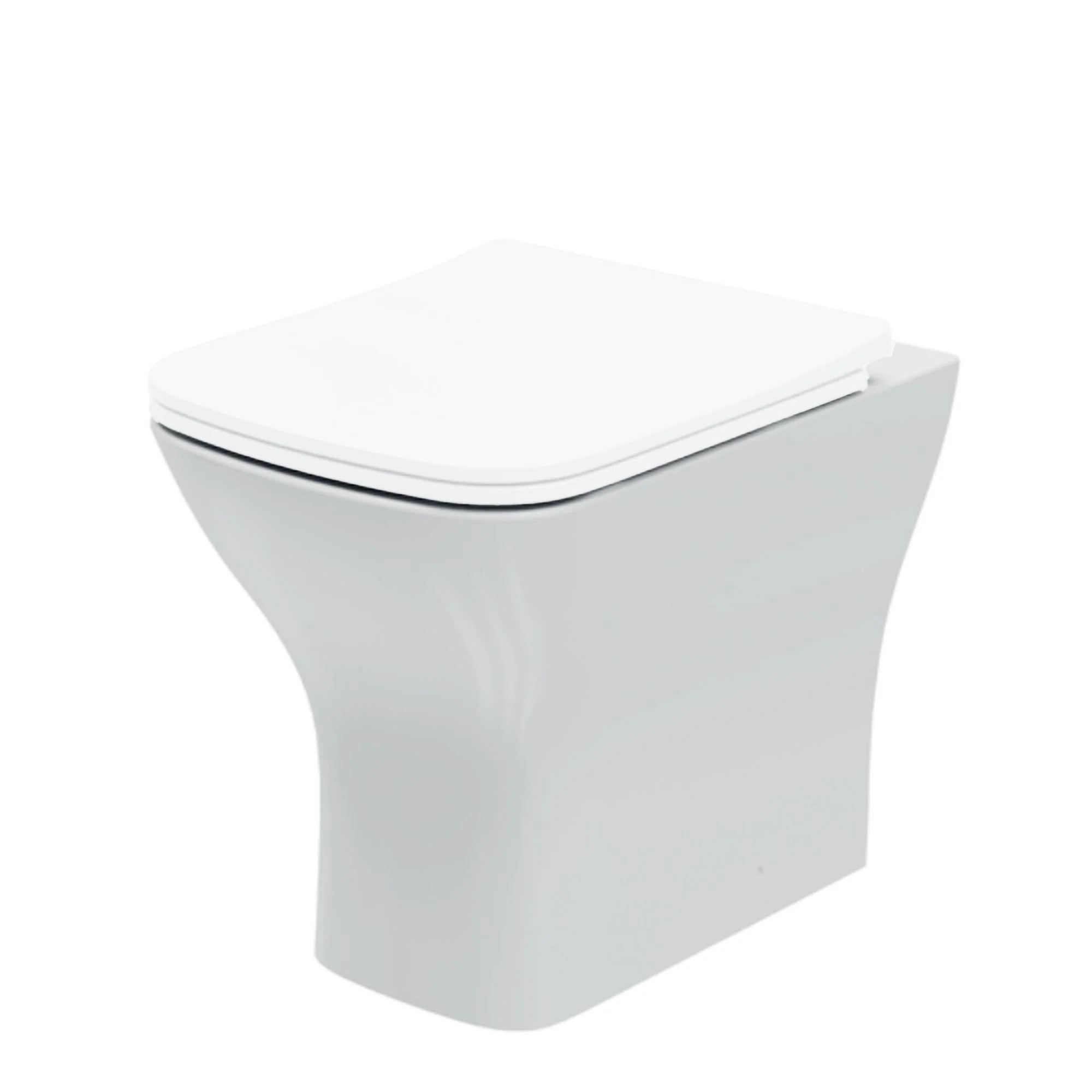 LECICO Shani Square Rimless Sanitaryware - Back To Wall Pan - Image 2