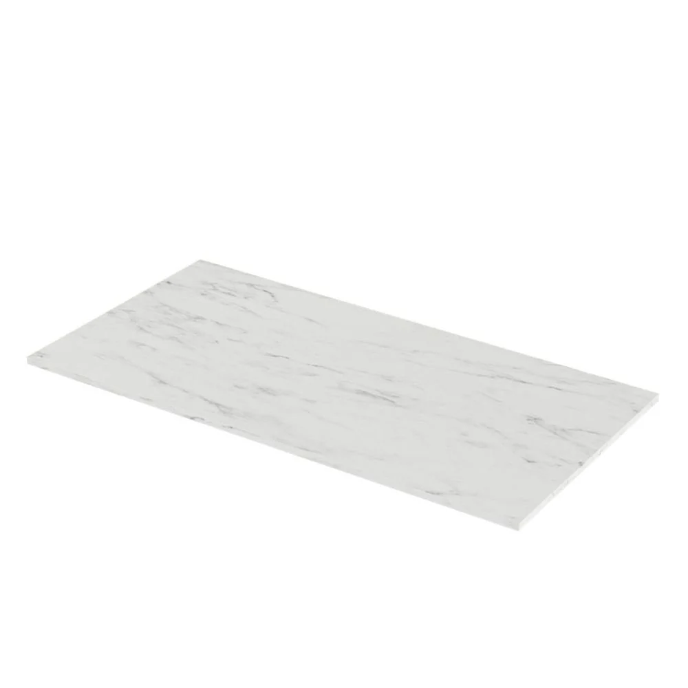 LECICO Zara 12mm Laminate Top - Italian Marble - 120cm