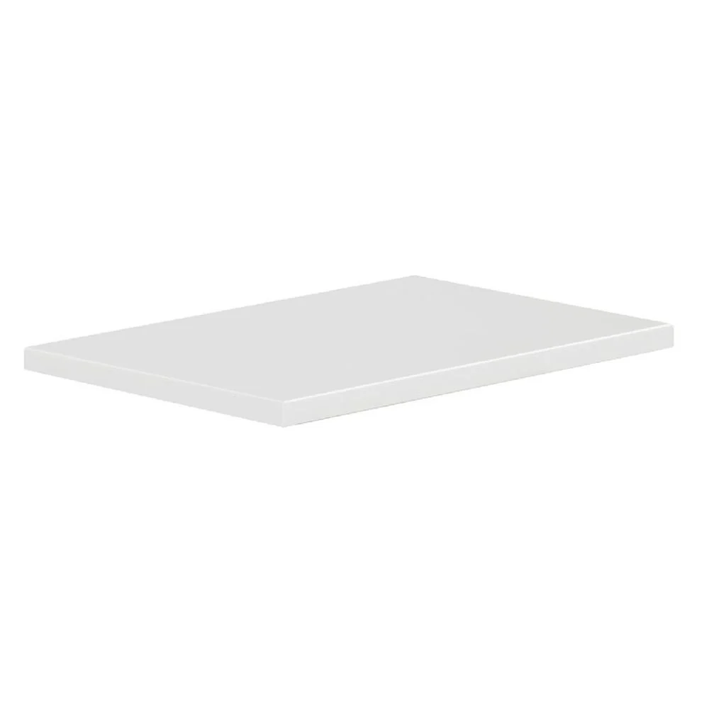 LECICO Zara 18mm Colour Matched Top - Gloss White - 50cm