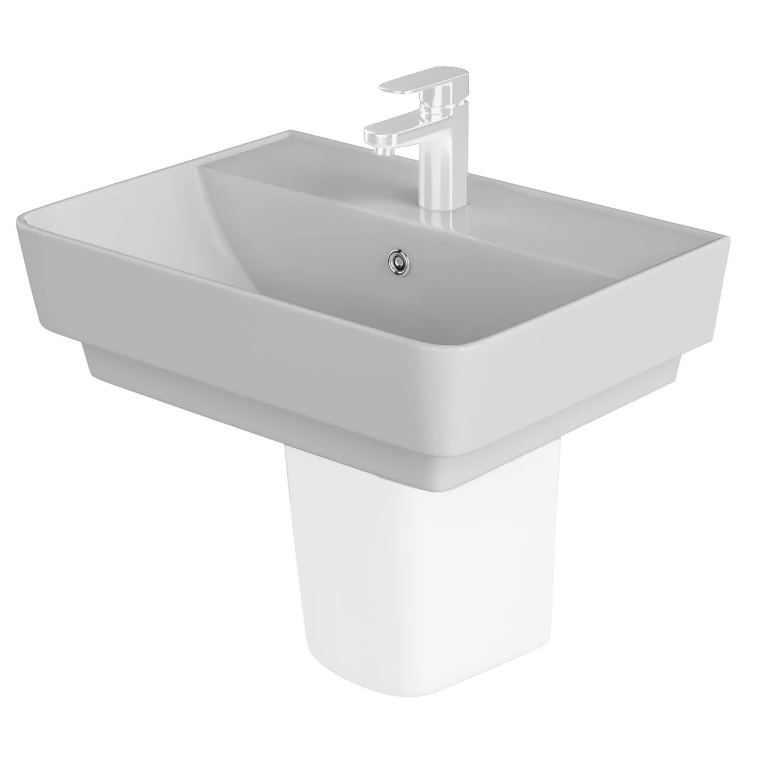 LECICO Zara 1Th Square Basin - 55cm