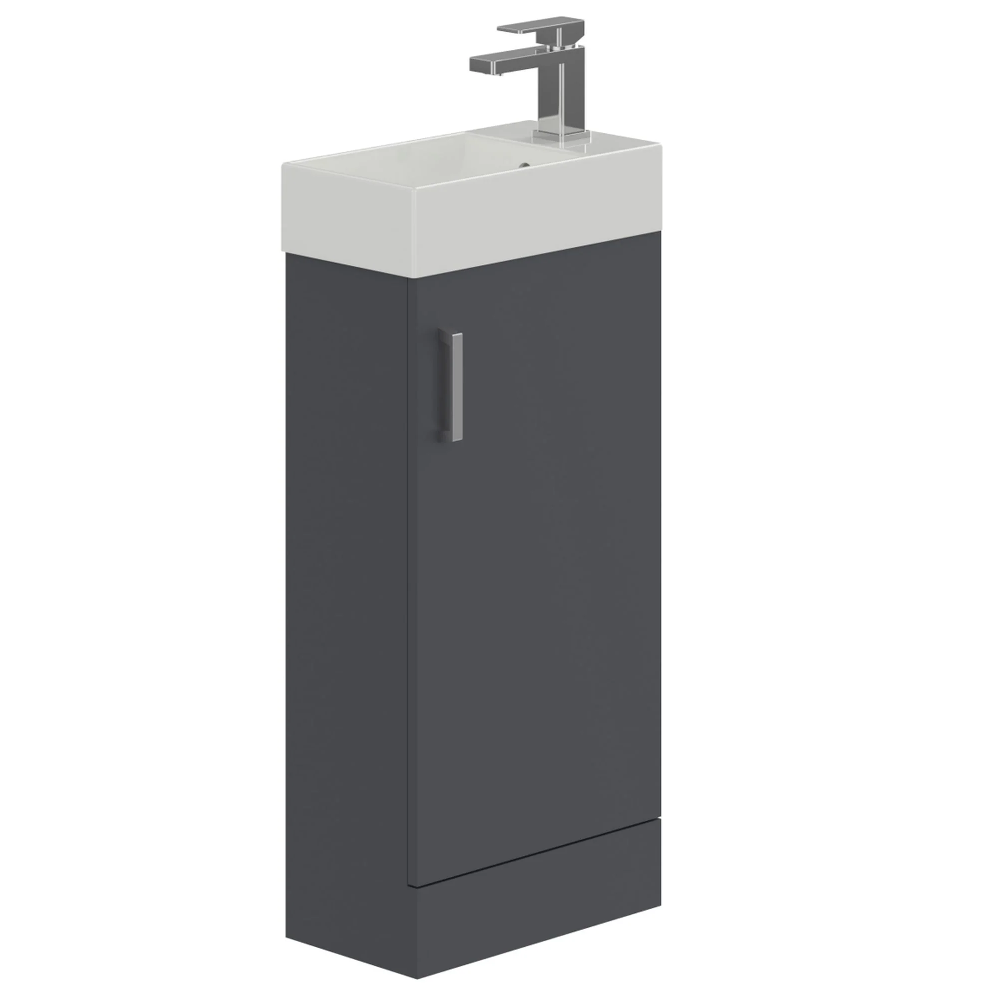 LECICO Zara 40cm Cloakroom Unit - Matt Anthracite