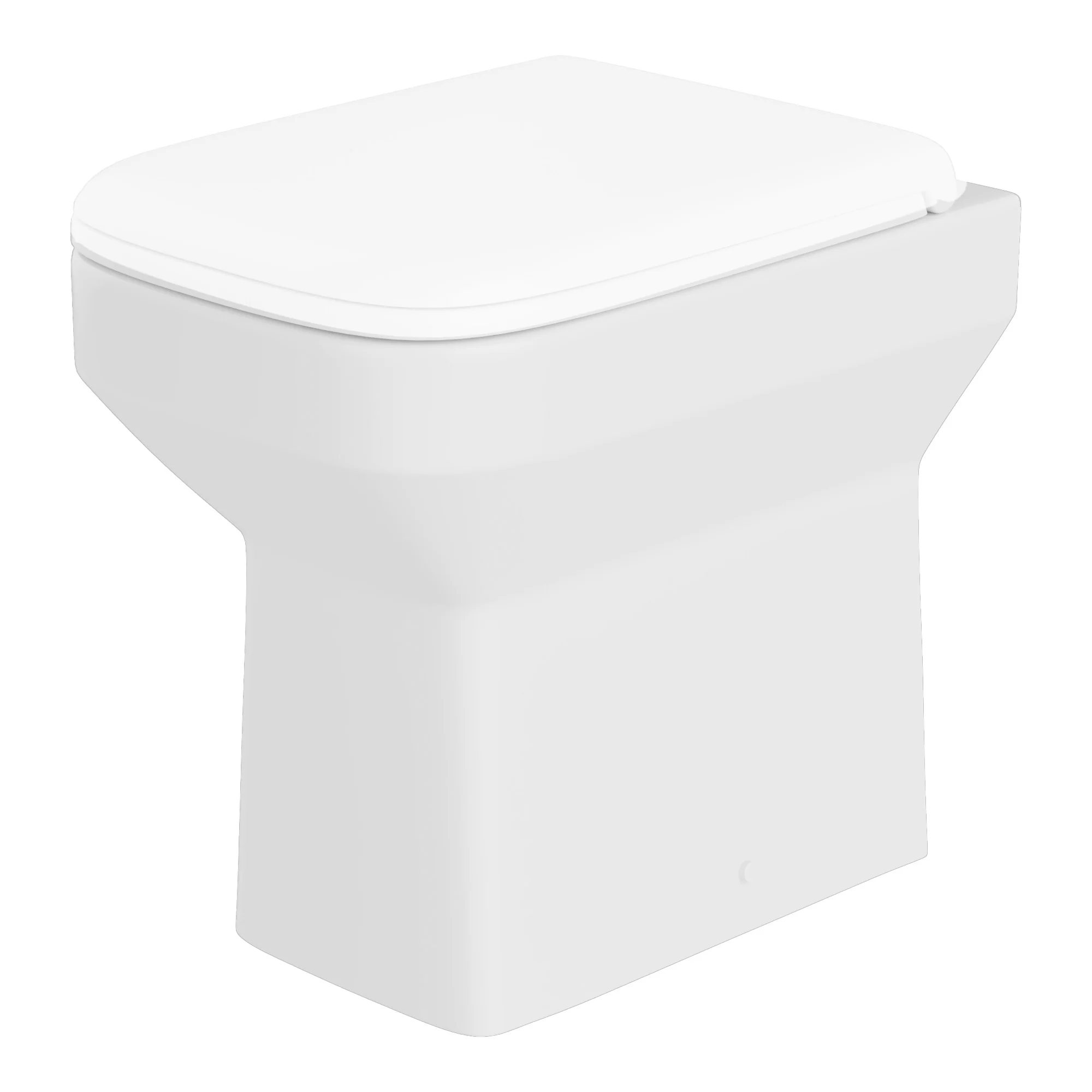 LECICO Zara Square Rimless WC - Comfort Height Back to Wall Pan - Image 2