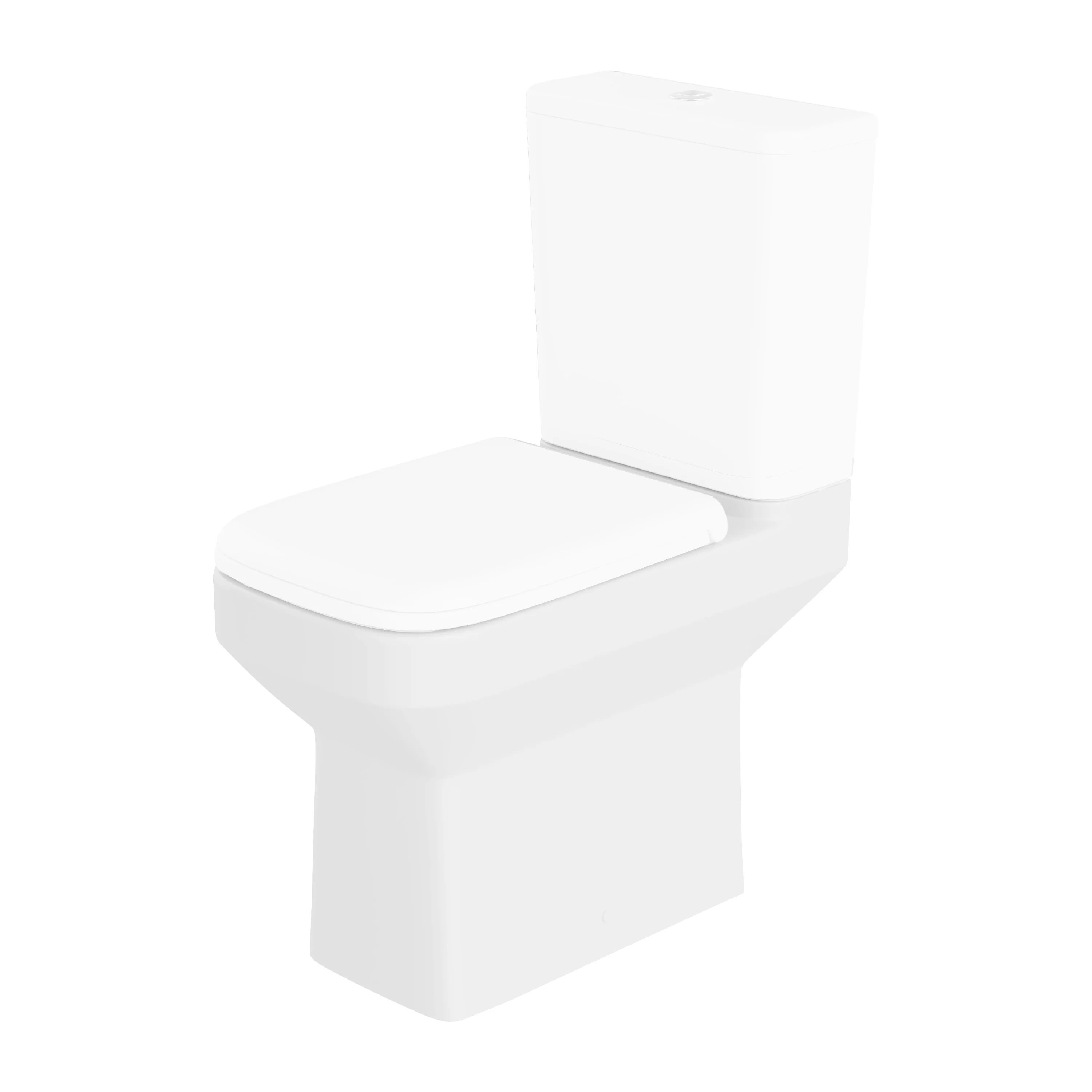 LECICO Zara Square Rimless WC - Comfort Height Close Coupled Pan