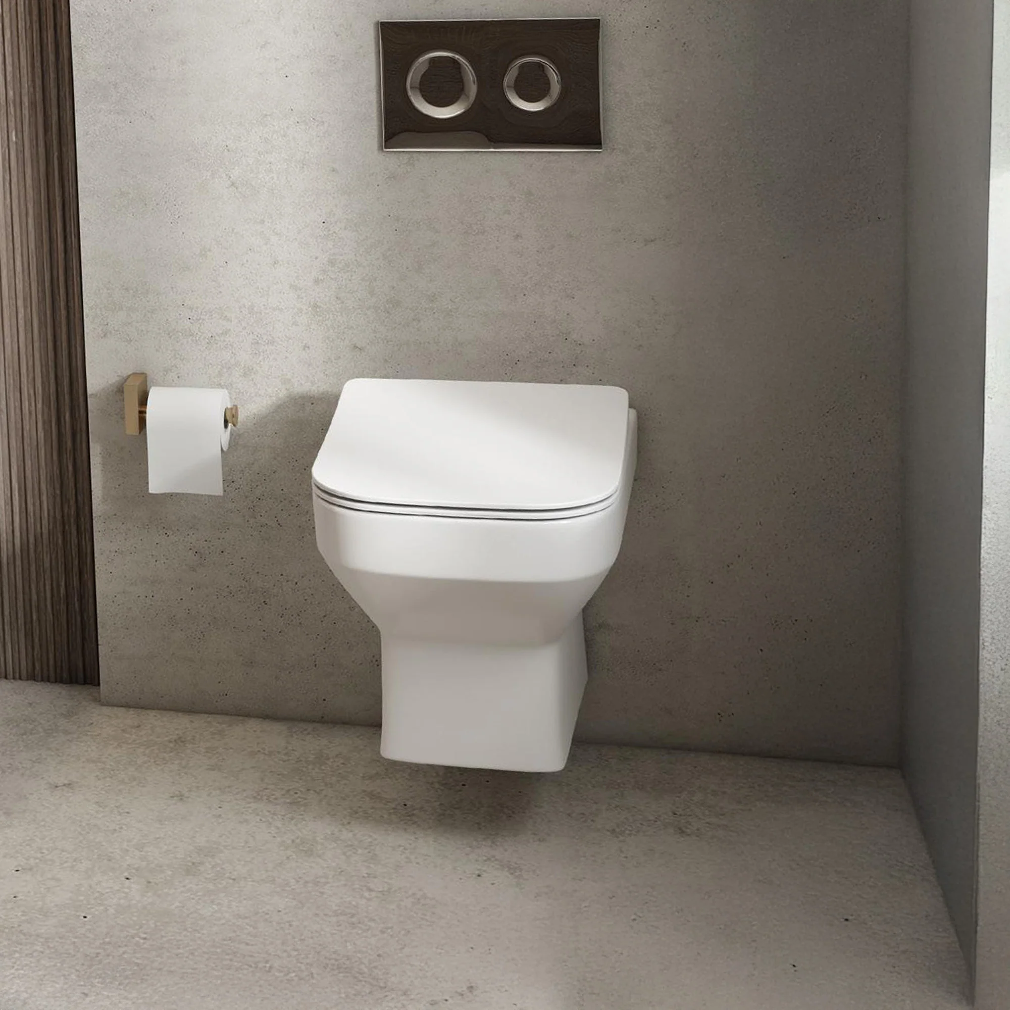 LECICO Zara Square Rimless WC - Wall Hung Pan