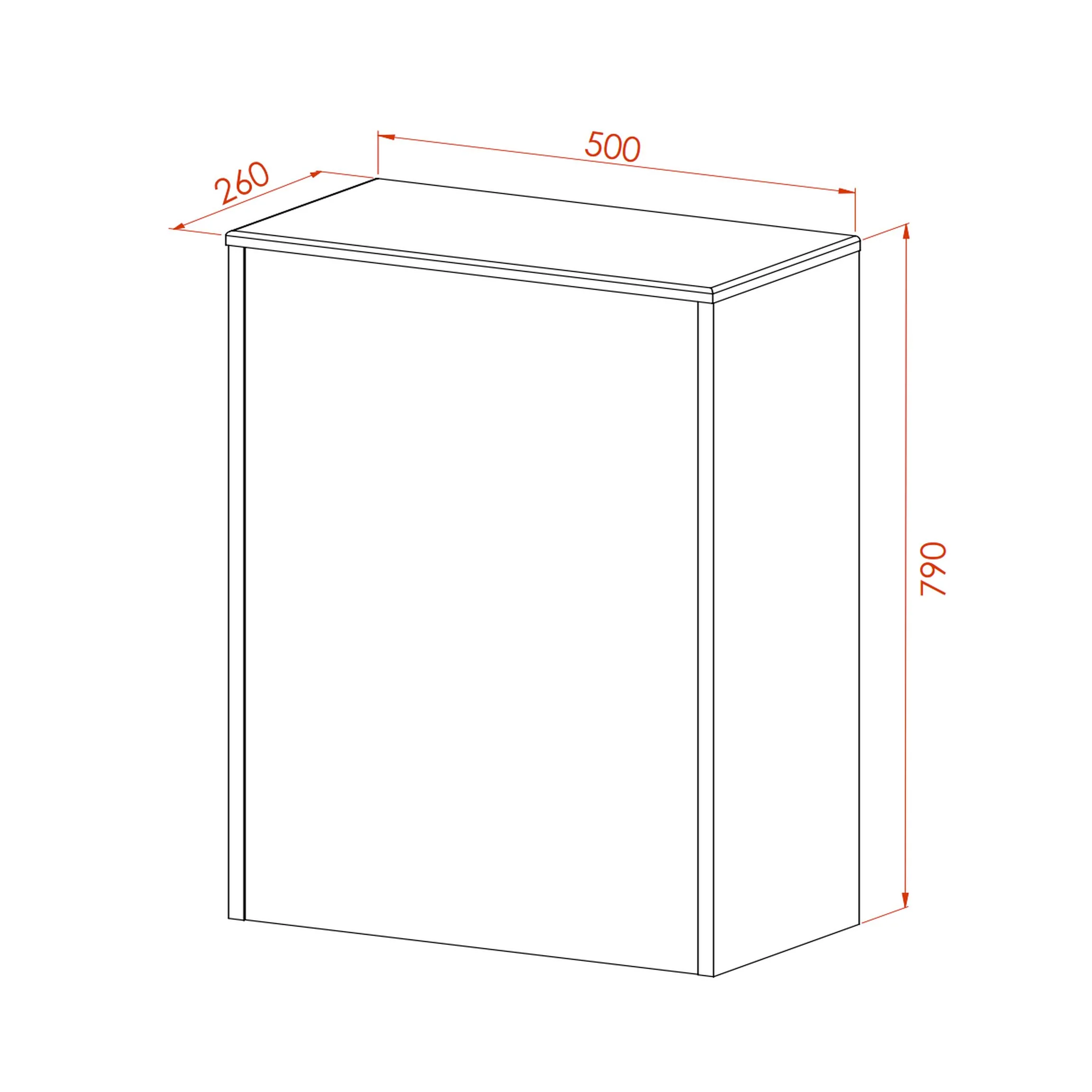 LECICO Zara WC Unit - Matt Light Grey - Image 2