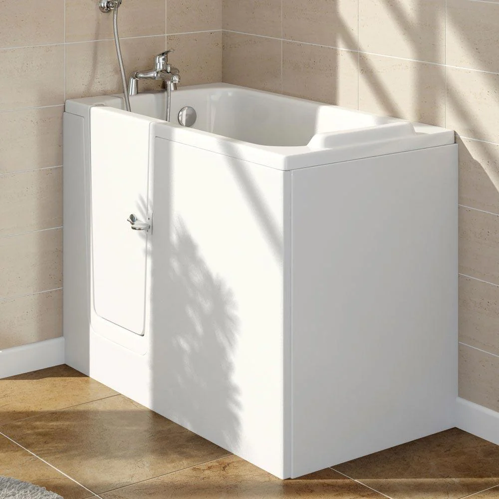 Lindley 1210mm Walk-In Deep Soak Bath Inc Front & End Panels