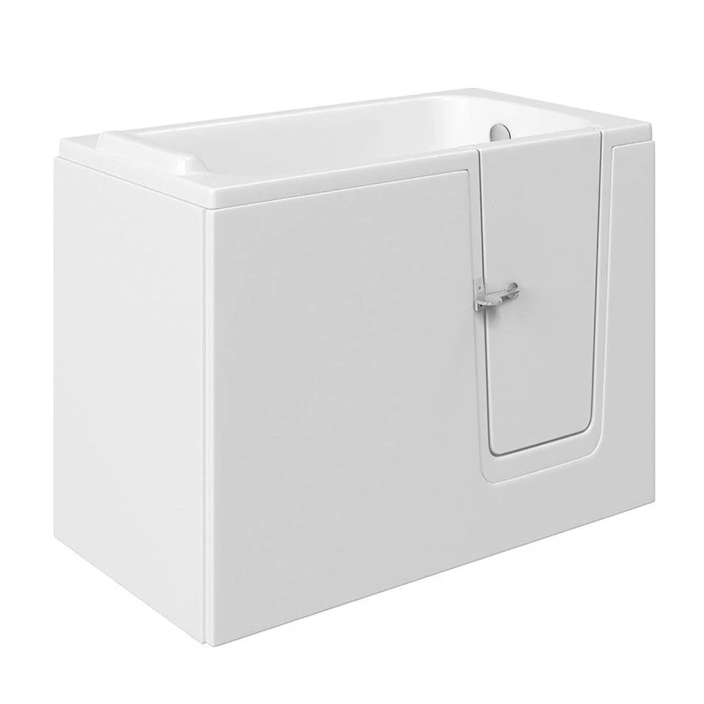 Lindley 1210mm Walk-In Deep Soak Bath Inc Front & End Panels - Image 3