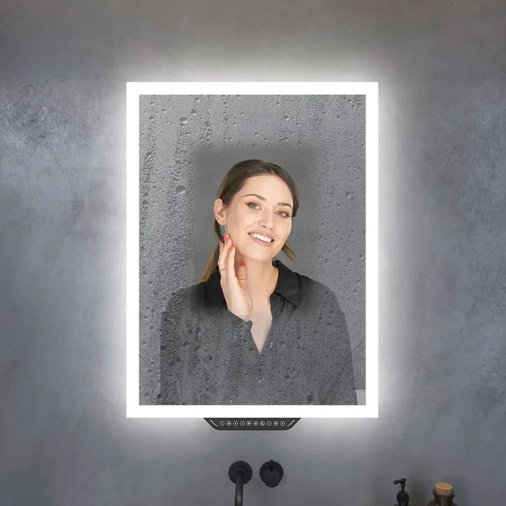 Luka Smart Illuminated Mirror with Alexa - 500 x 700 - Frameless - Image 9