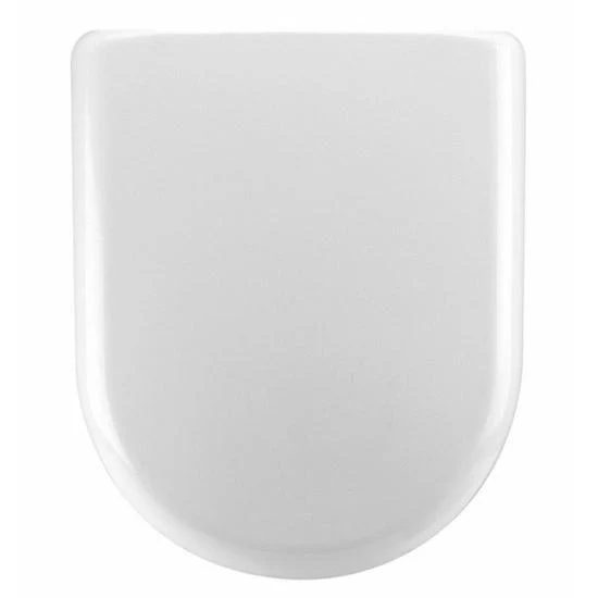 Luxury D-Shape Soft Close Top Fixing Toilet Seat White