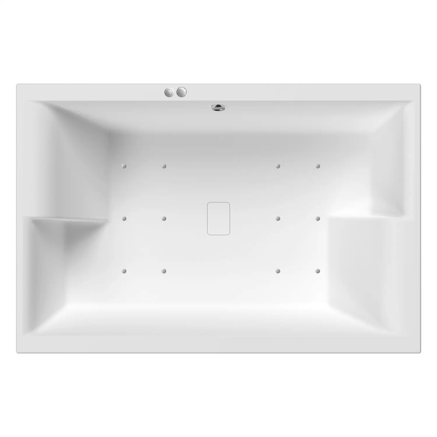 Luxus II Superdeep Hydrotherapy Air SPA Bath - 1800 x 1200mm - Image 2