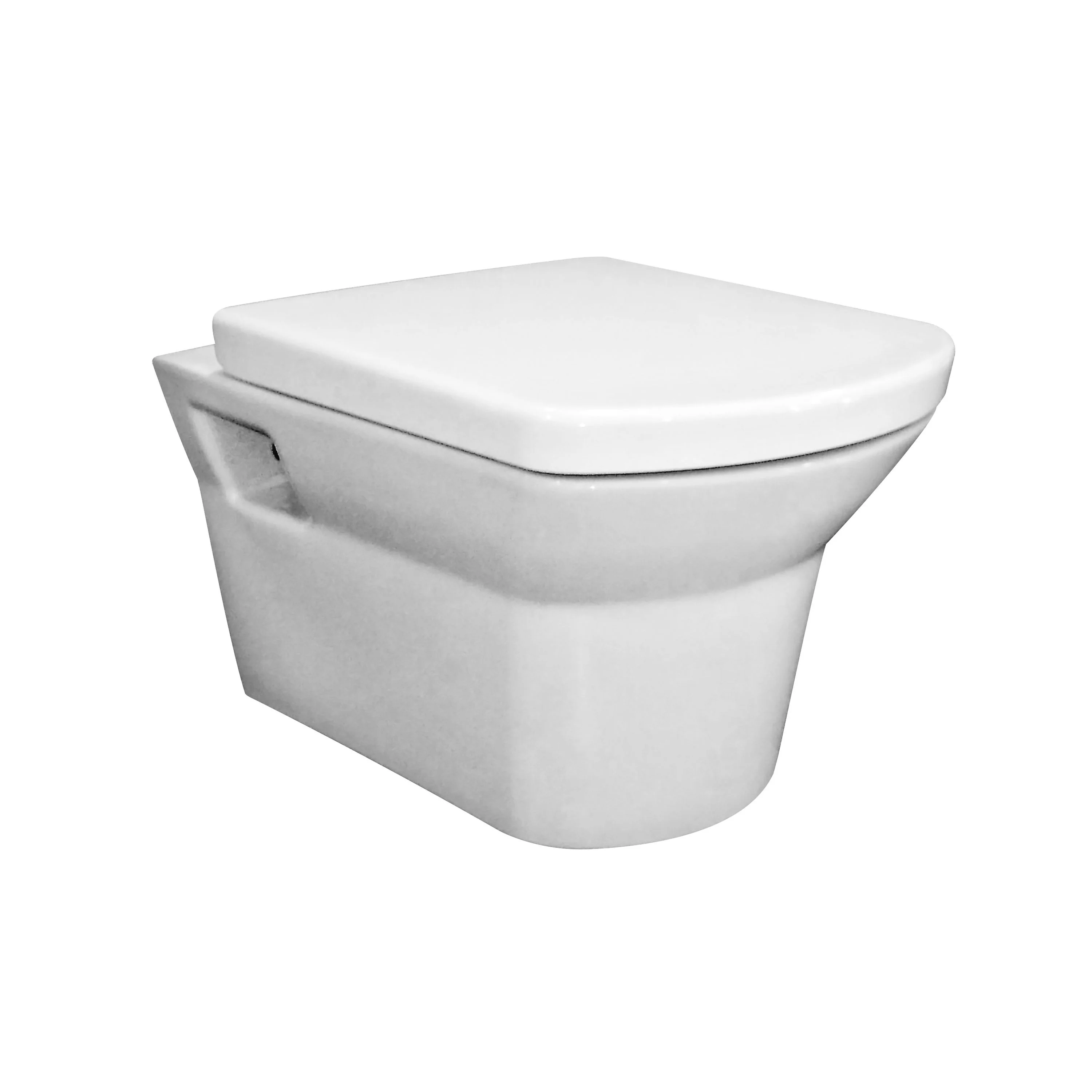 Maya Wall Hung Pan C/W Soft Close Seat - Image 2