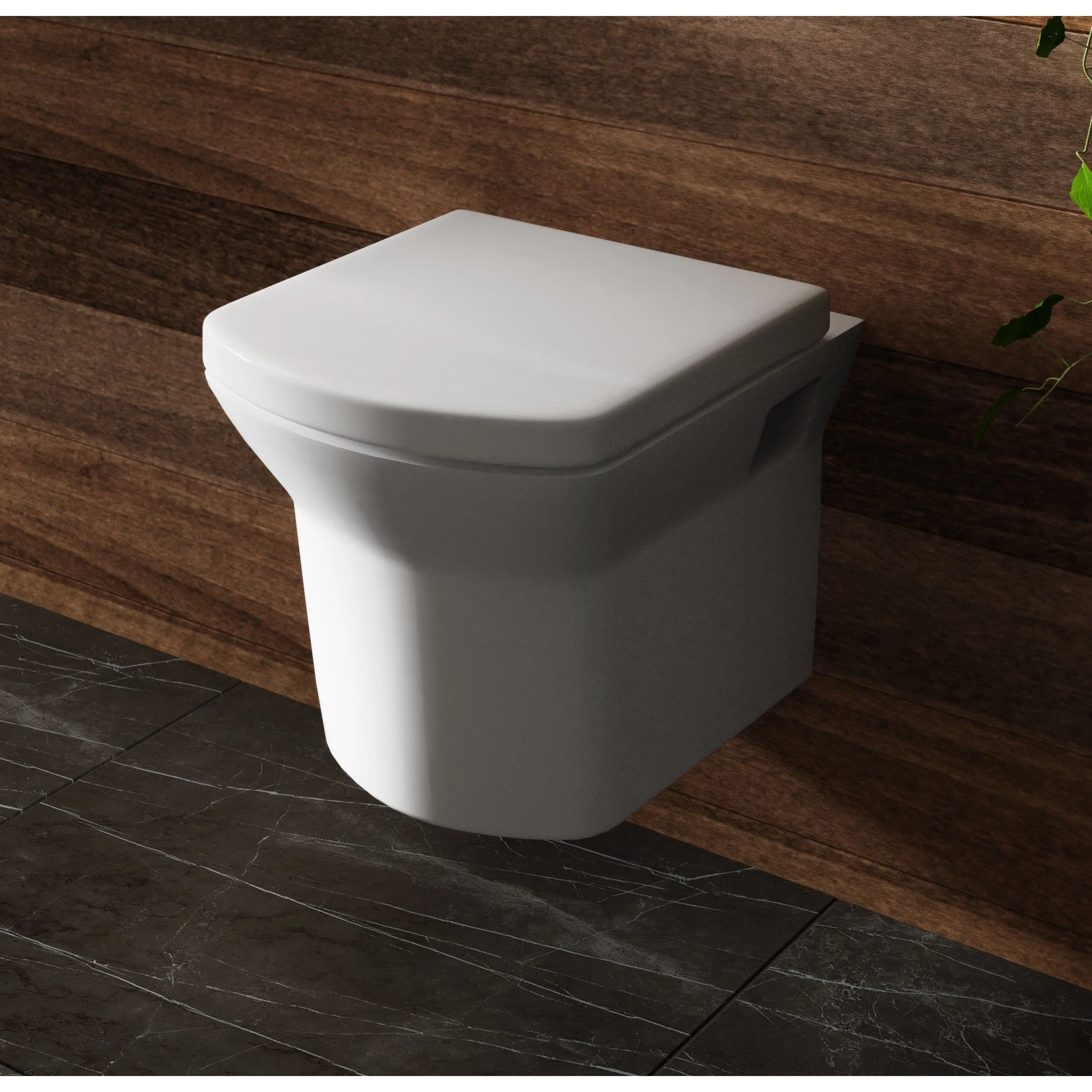 Maya Wall Hung Pan C/W Soft Close Seat - Image 3