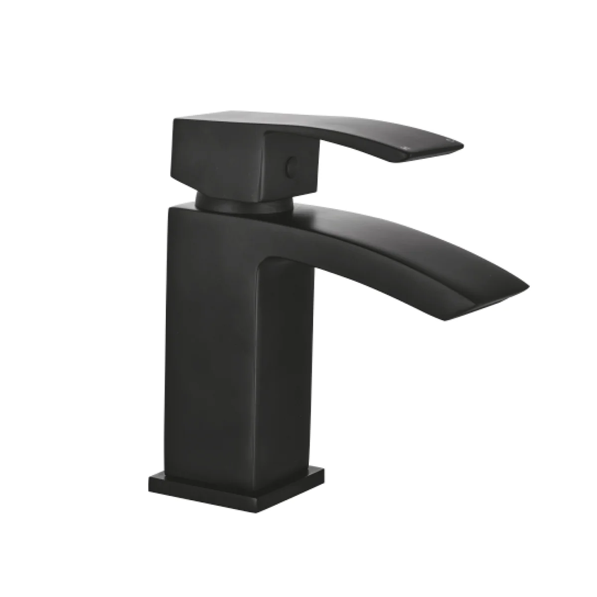 Mayford 1800 L Shaped Matt Black Complete 500 Vanity Bathroom Suite - Gloss Mid Grey - Image 7