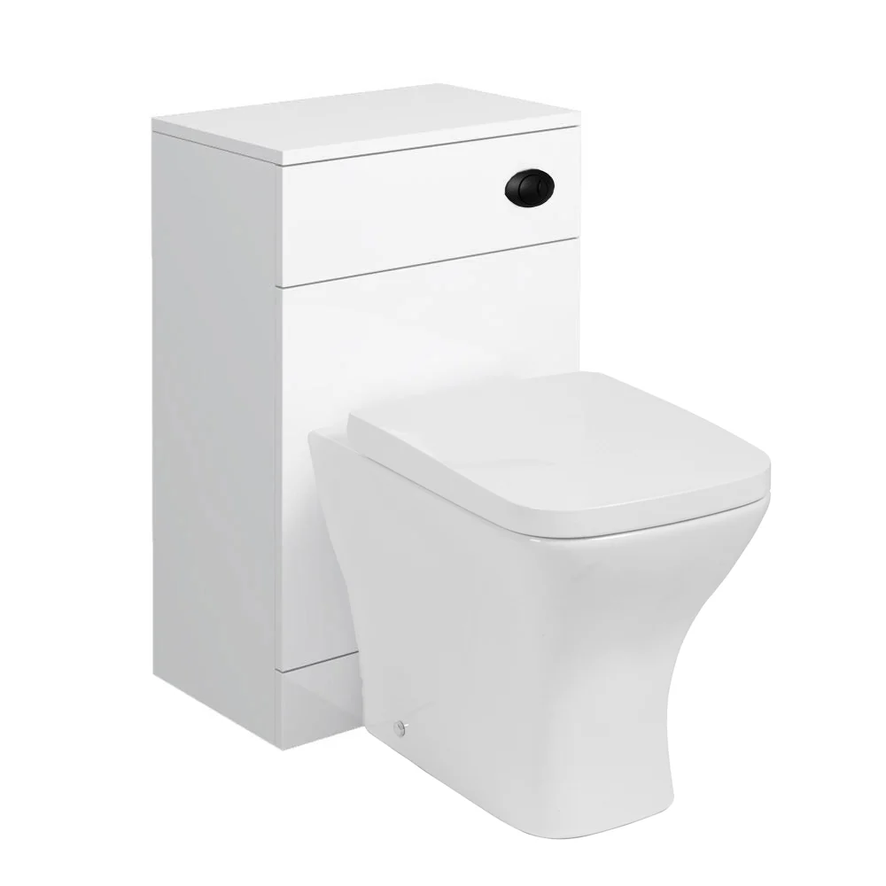 Mayford Matt Black 1500 Complete 950 Combination Shower Bathroom Suite - Image 4