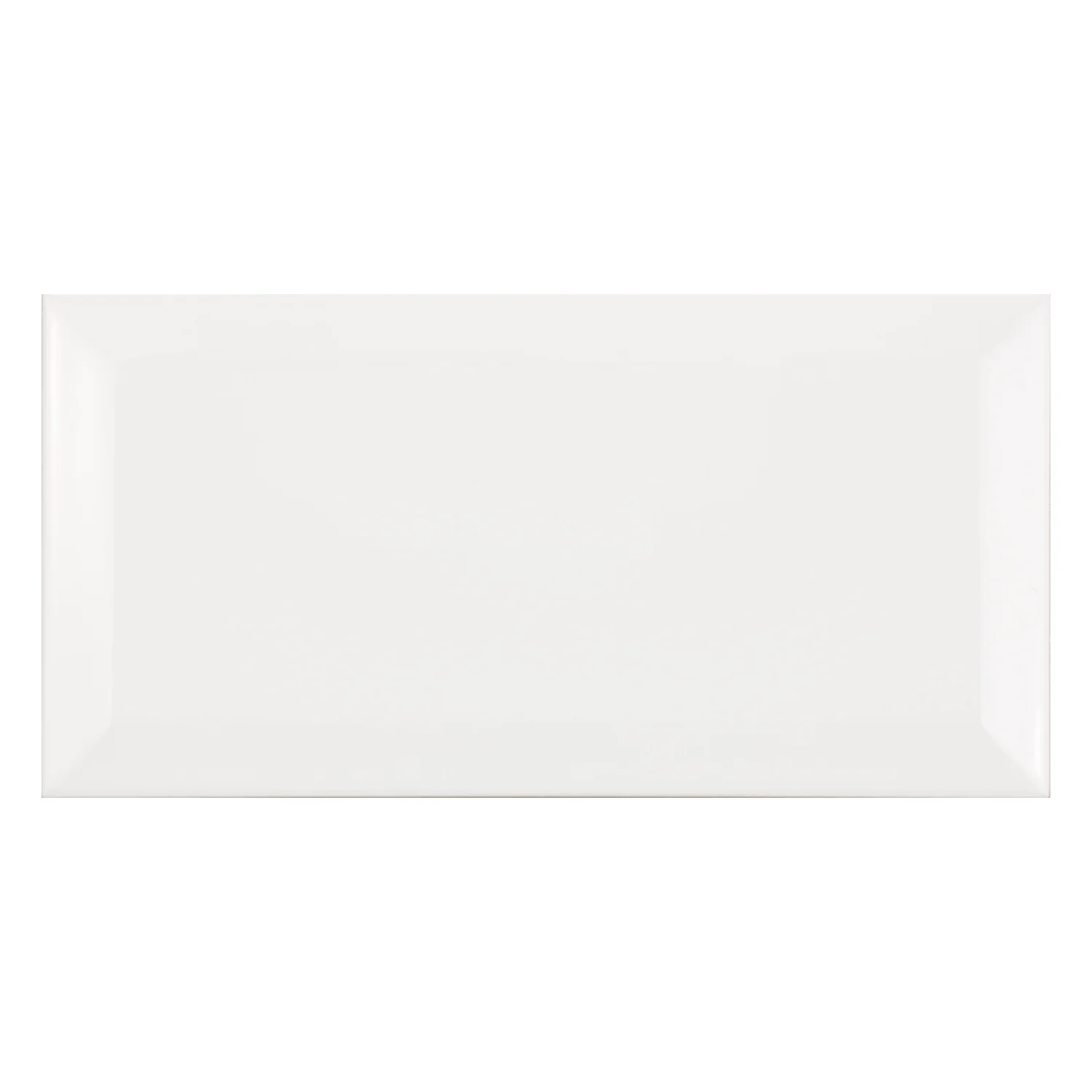 Metro White Gloss Rectangle Ceramic Tile - Image 5