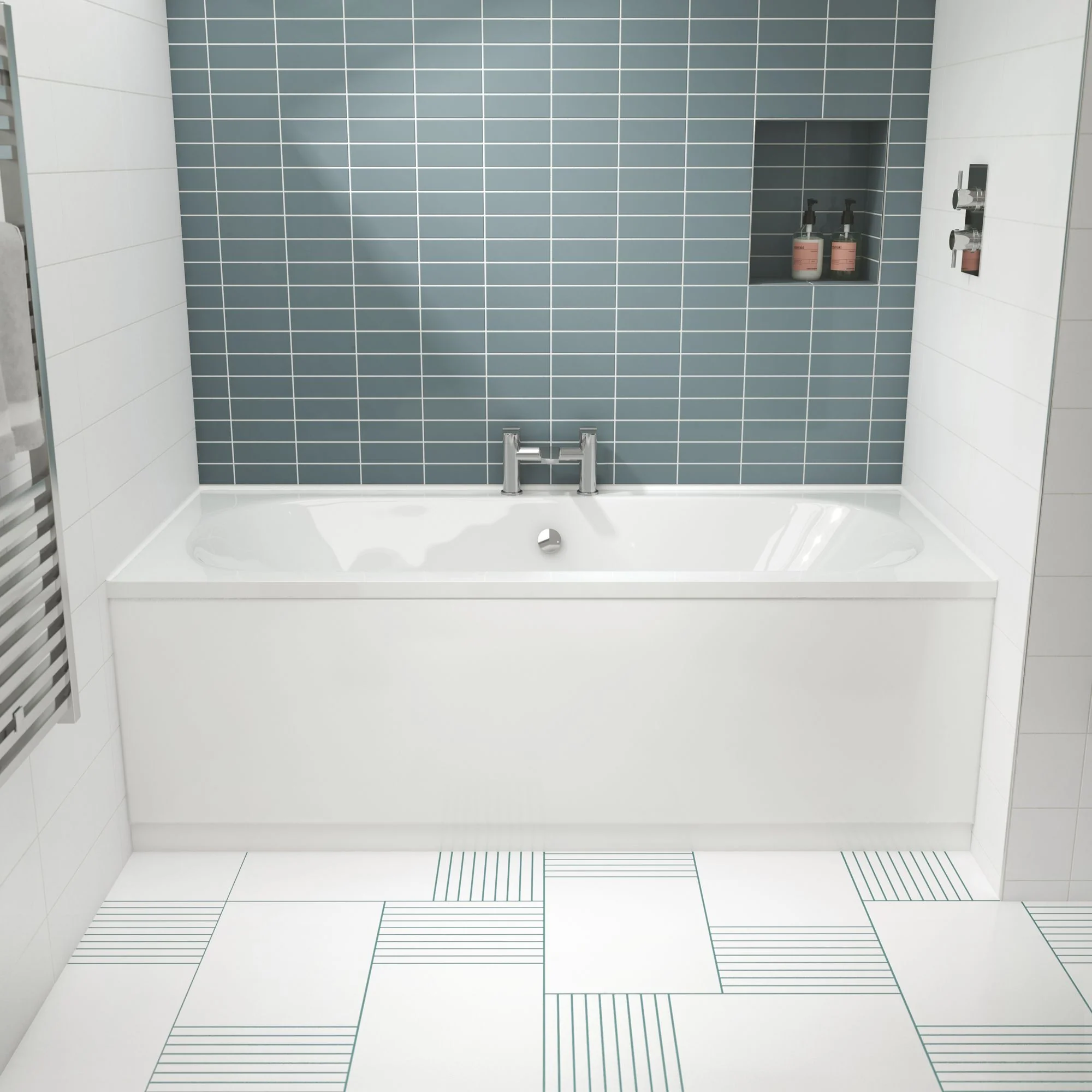 1800 MDF Bath Front Panel and Plinth - Image 3