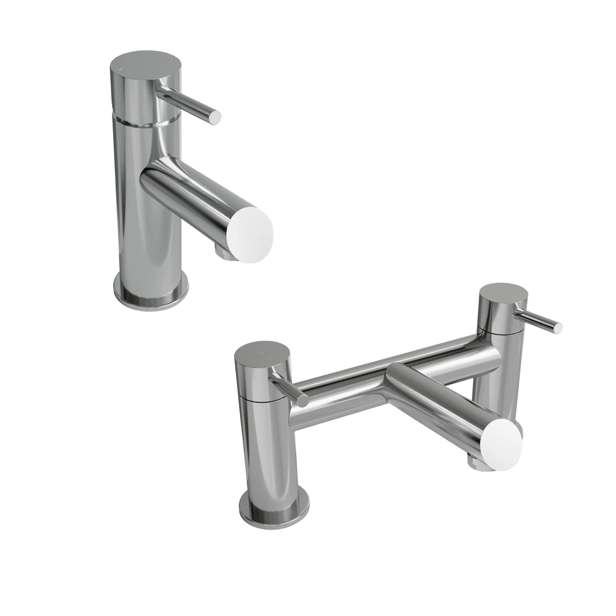 Misirlou 1700mm Shingle Complete Bathroom Suite - Chrome - Image 5