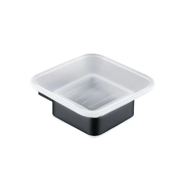 Mono Matt Black Soap Dish Holder