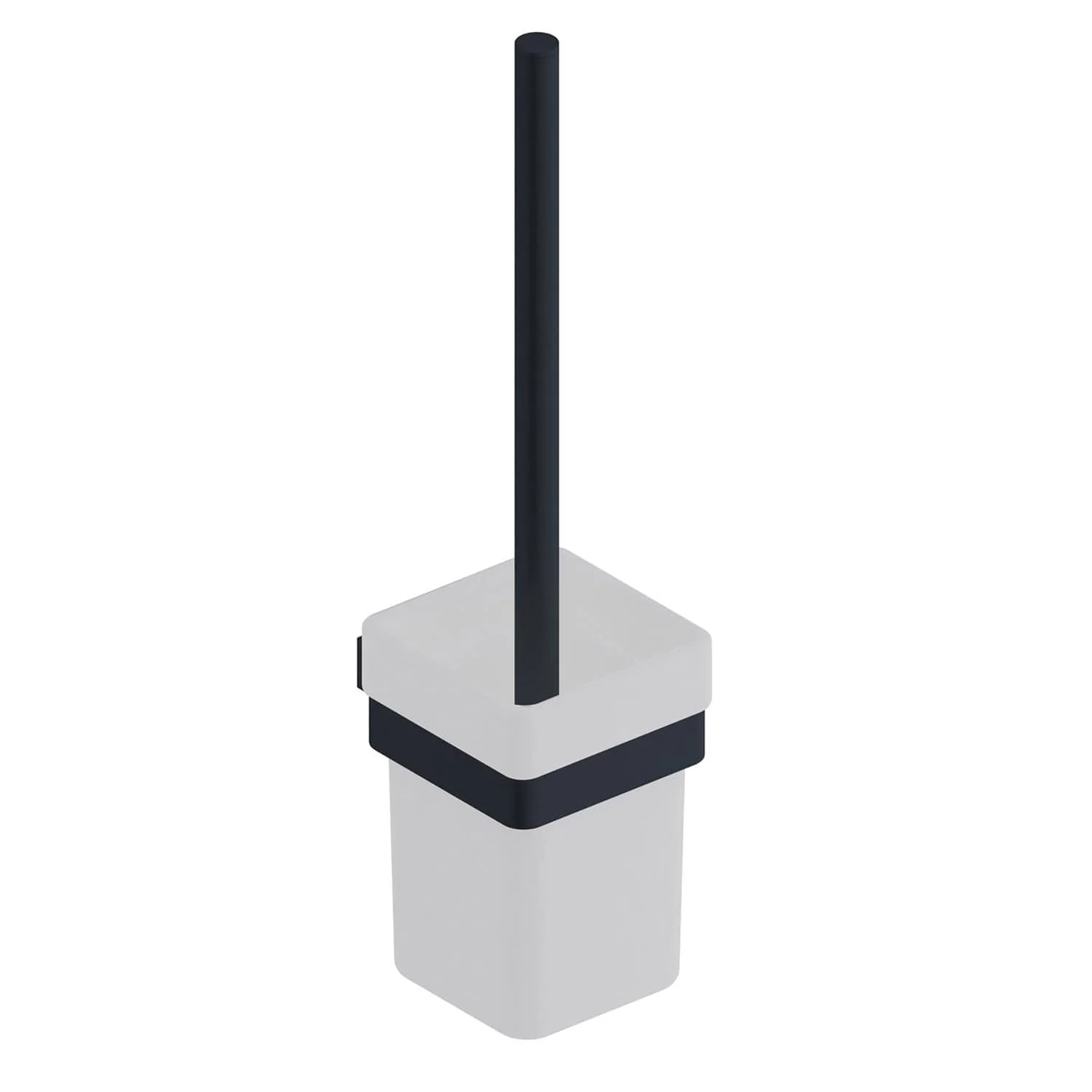 Mono Matt Black Toilet Brush & Holder