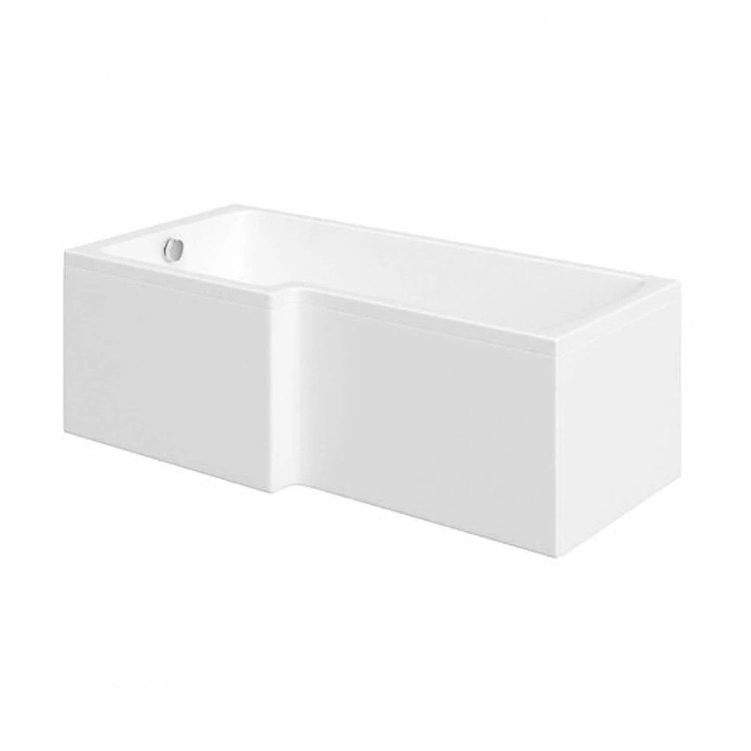 Serene 1500 L-Shaped Brushed Brass Vanity Complete Bathroom Suite - Image 4