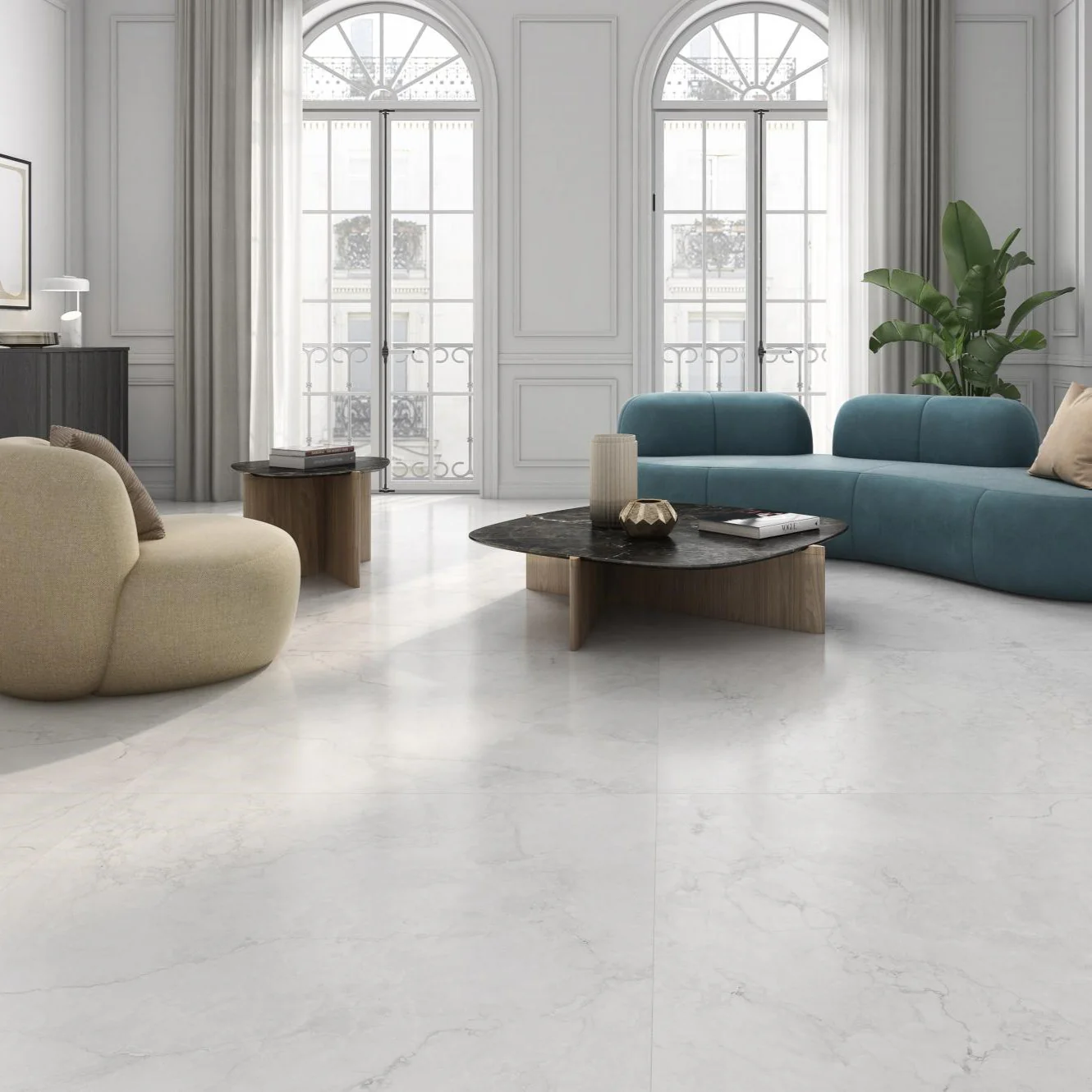 Mount Pleasant White Rectangular Tile