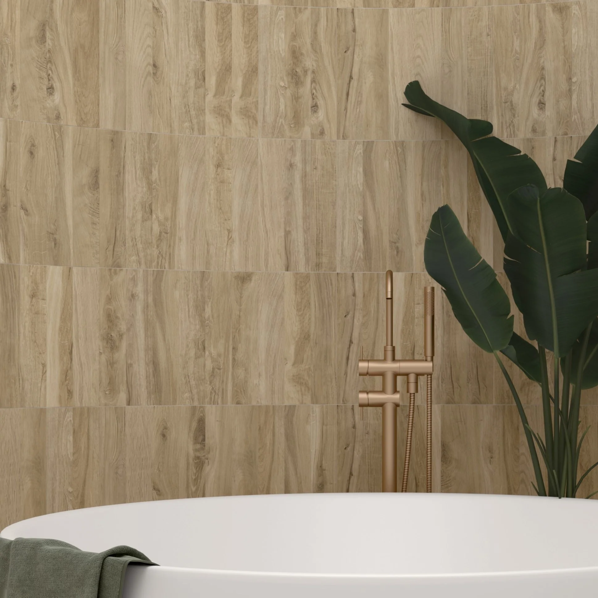 Noble Honey Rectangle Porcelain Tile - Image 2
