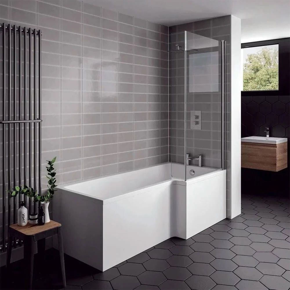 Nova 1500 L Shaped Complete Shower Bathroom Suite - Image 3