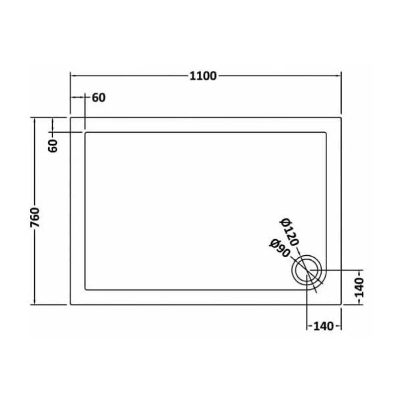 Rectangular Easy Plumb Stone Shower Trays - Image 10