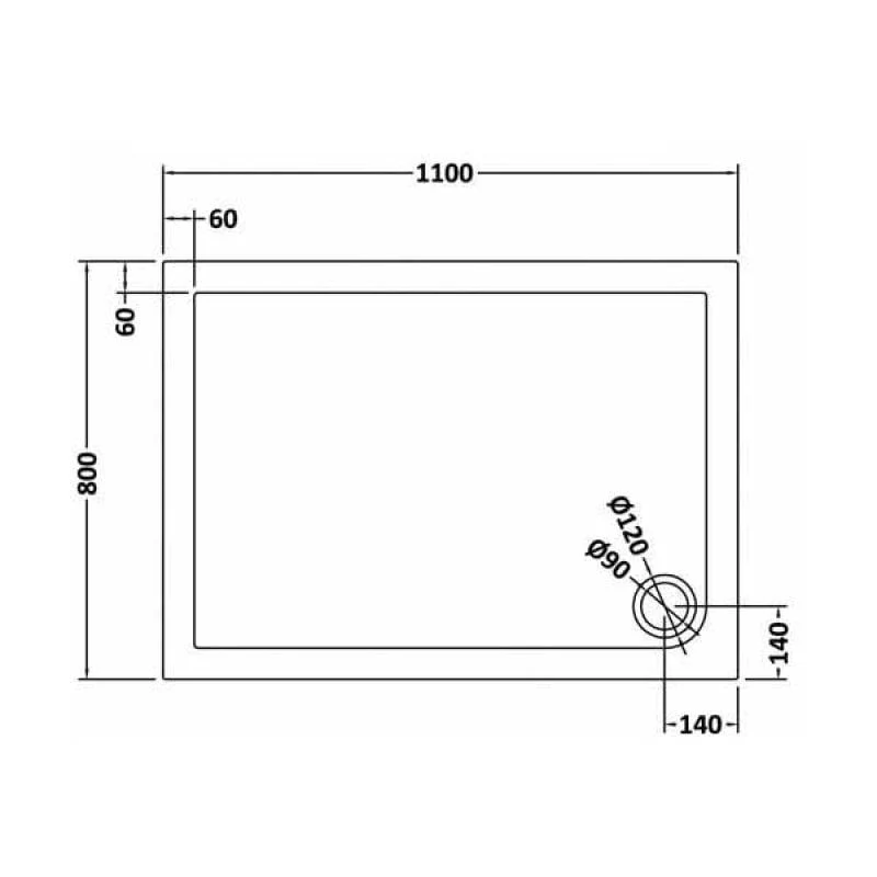 Rectangular Easy Plumb Stone Shower Trays - Image 11