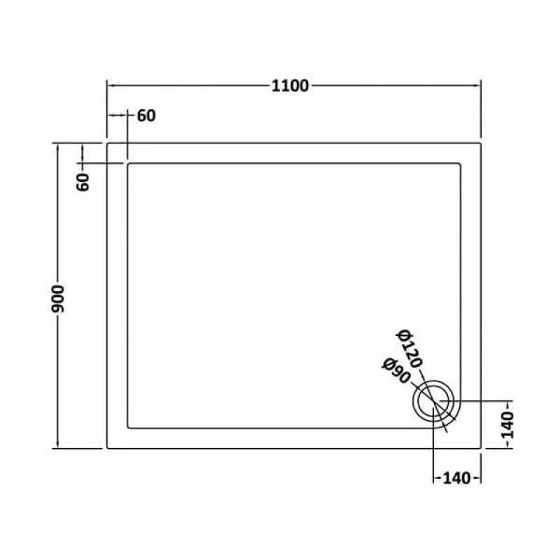Rectangular Easy Plumb Stone Shower Trays - Image 12