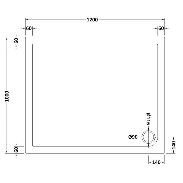 Rectangular Easy Plumb Stone Shower Trays - Image 17