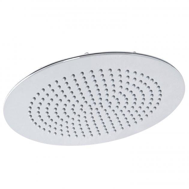 Nuie 300mm Round Fixed Shower Head Stainless Steel
