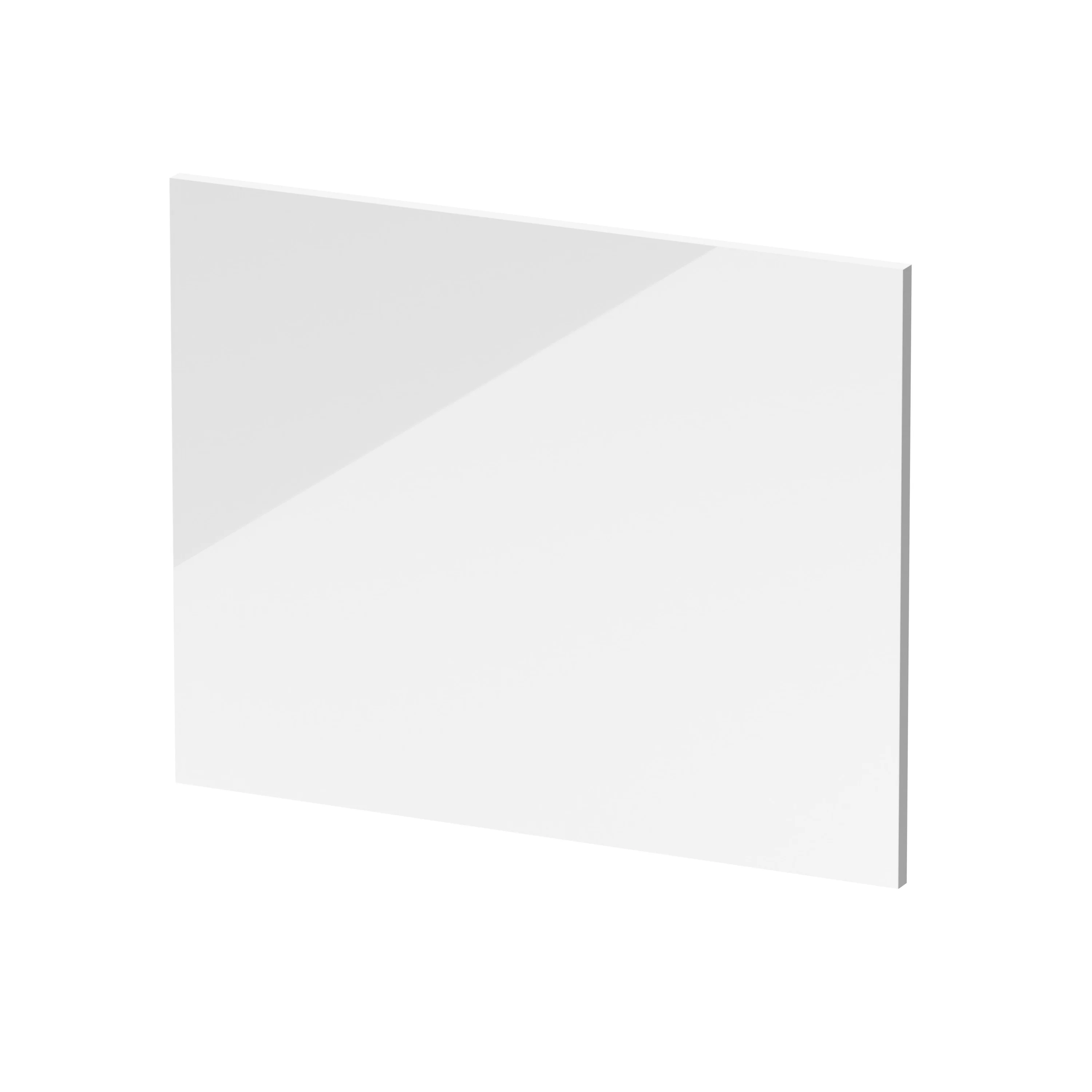 Nuie 700mm Offset End Panel Waterproof - Gloss White